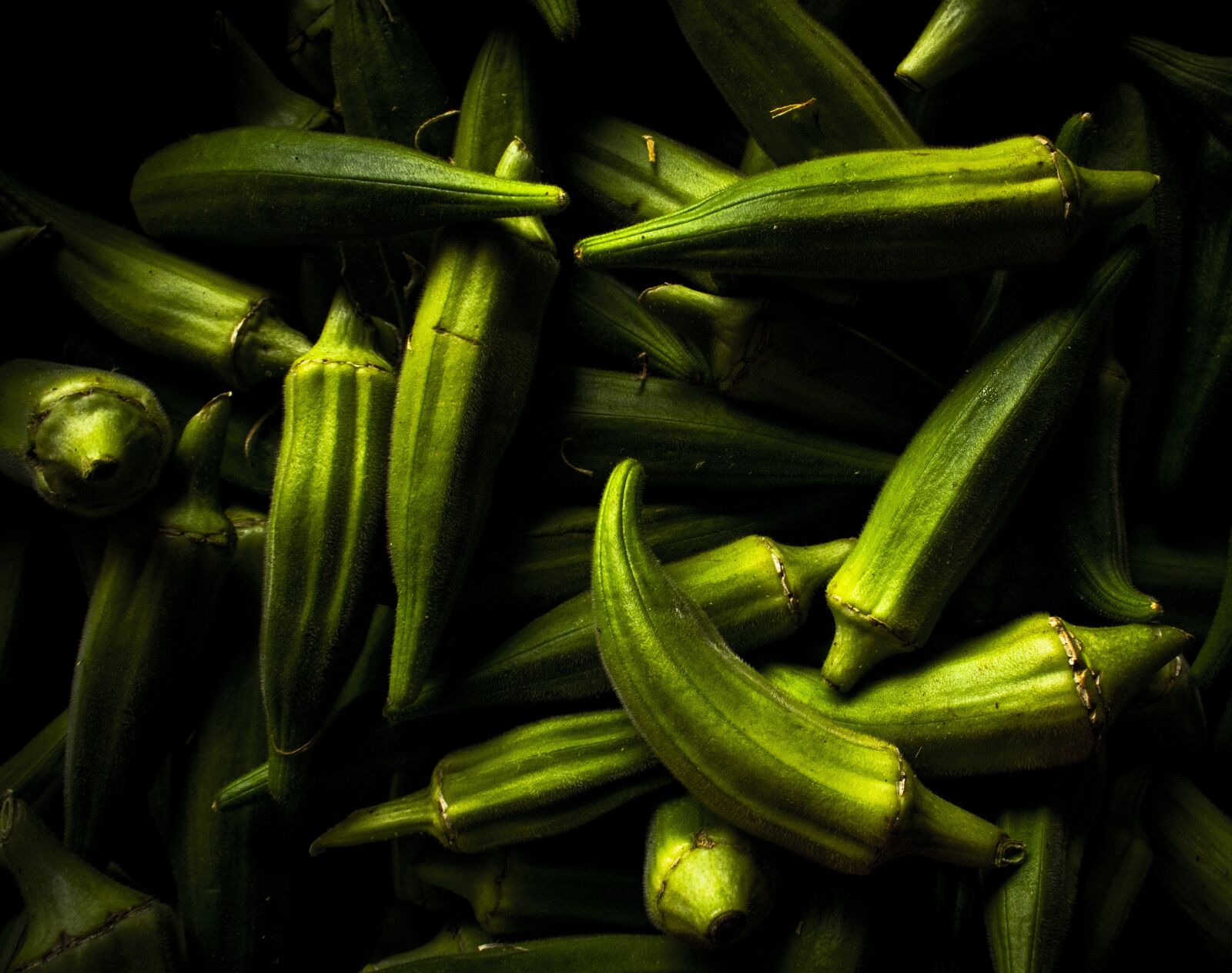 Nikon 1 J4 sample photo. Okra, vegetables, harvest photography