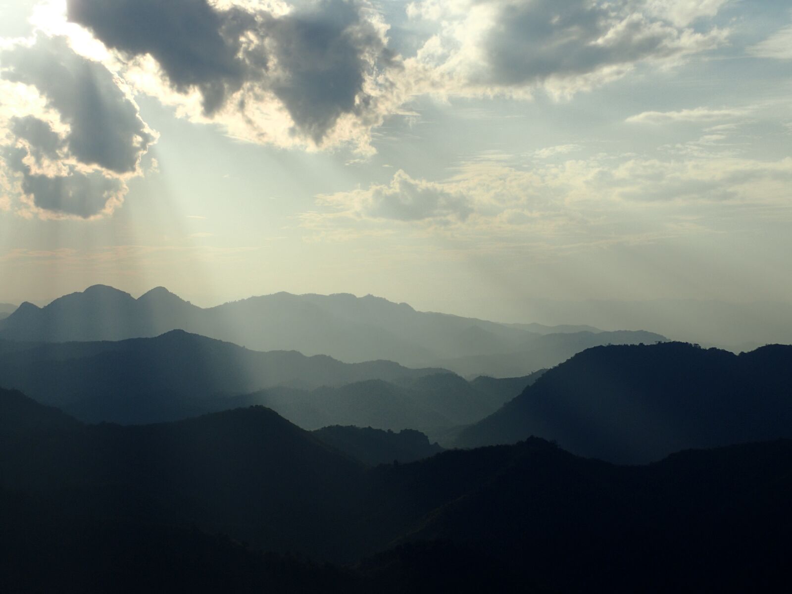 Olympus TG-4 sample photo. Laos, sunset, clouds photography