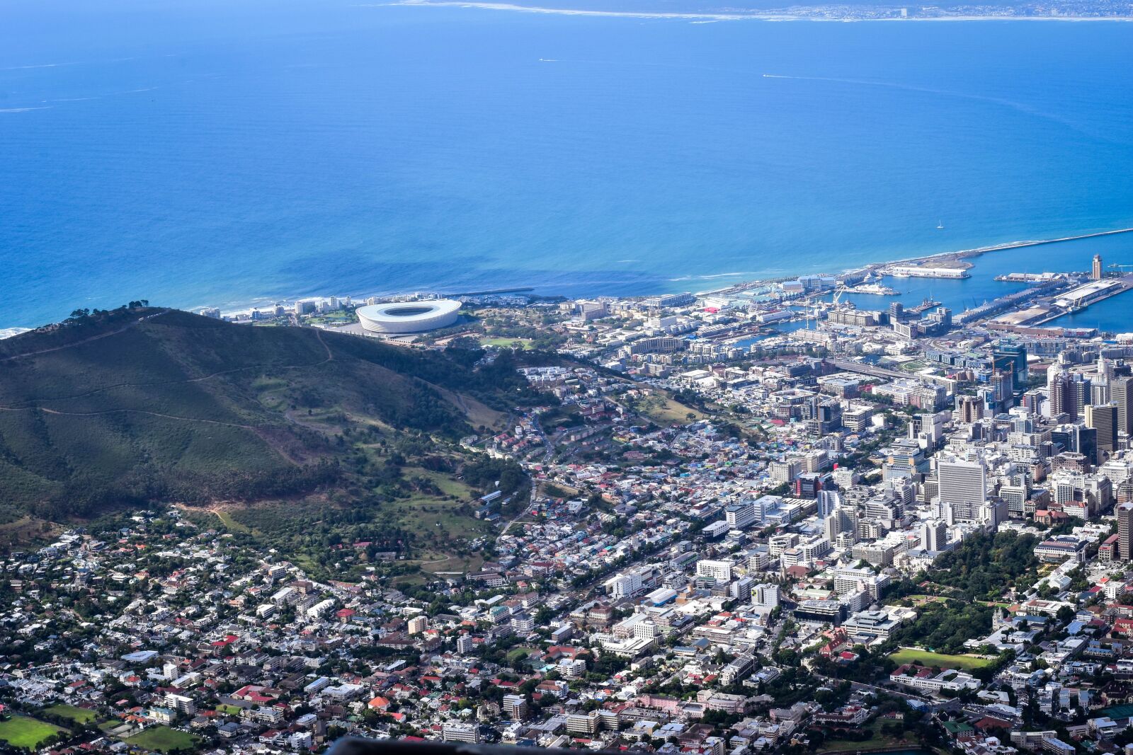 Nikon D5500 sample photo. Aerial from table mountain photography