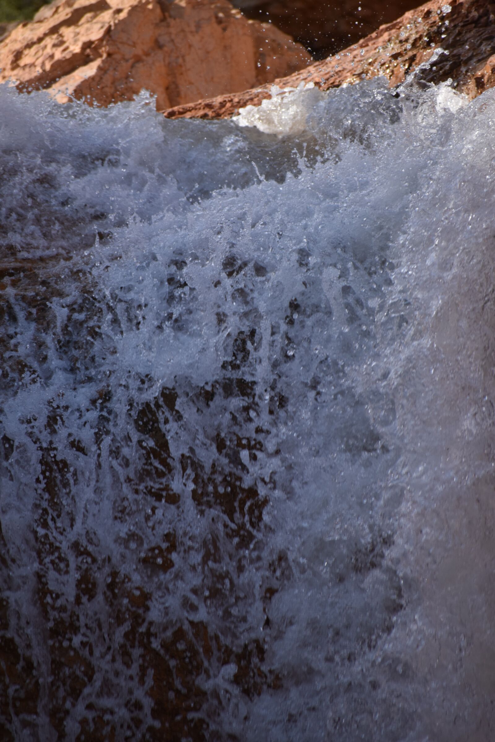 Nikon D5600 sample photo. Waterfall, water, rock photography