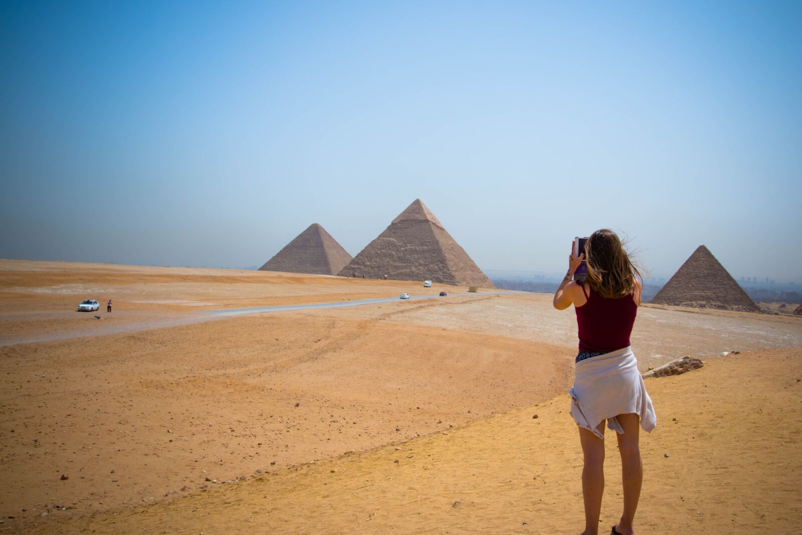 Canon EOS 70D sample photo. Pyramid, egypt, girl photography