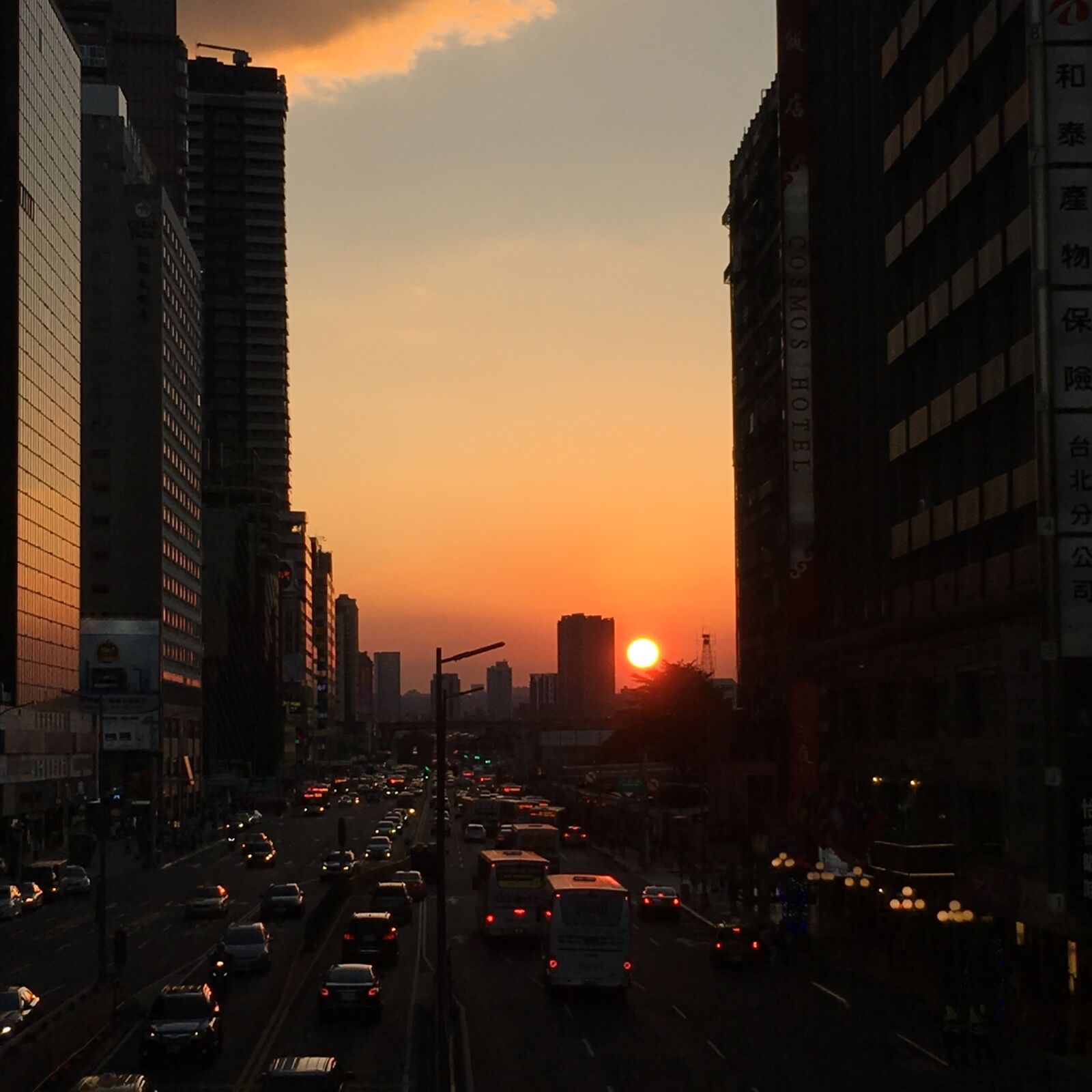 Apple iPhone 6s sample photo. Sunset, sun, orange photography