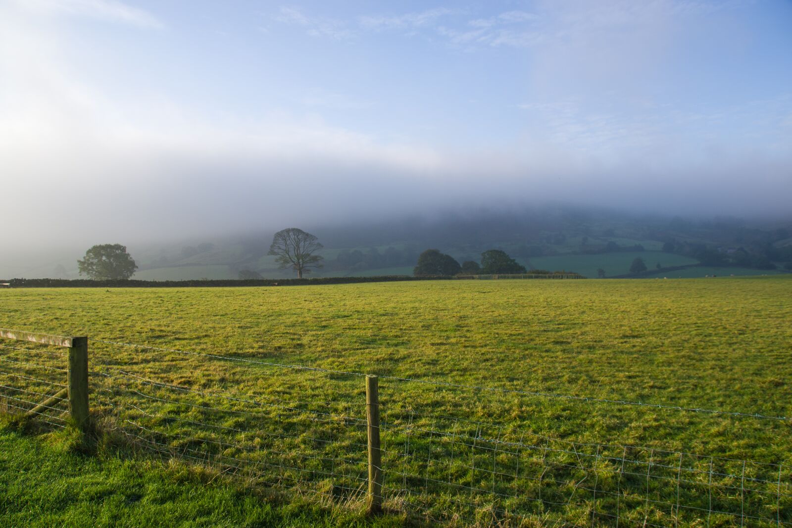 Pentax K-70 sample photo. Fog, north york moors photography
