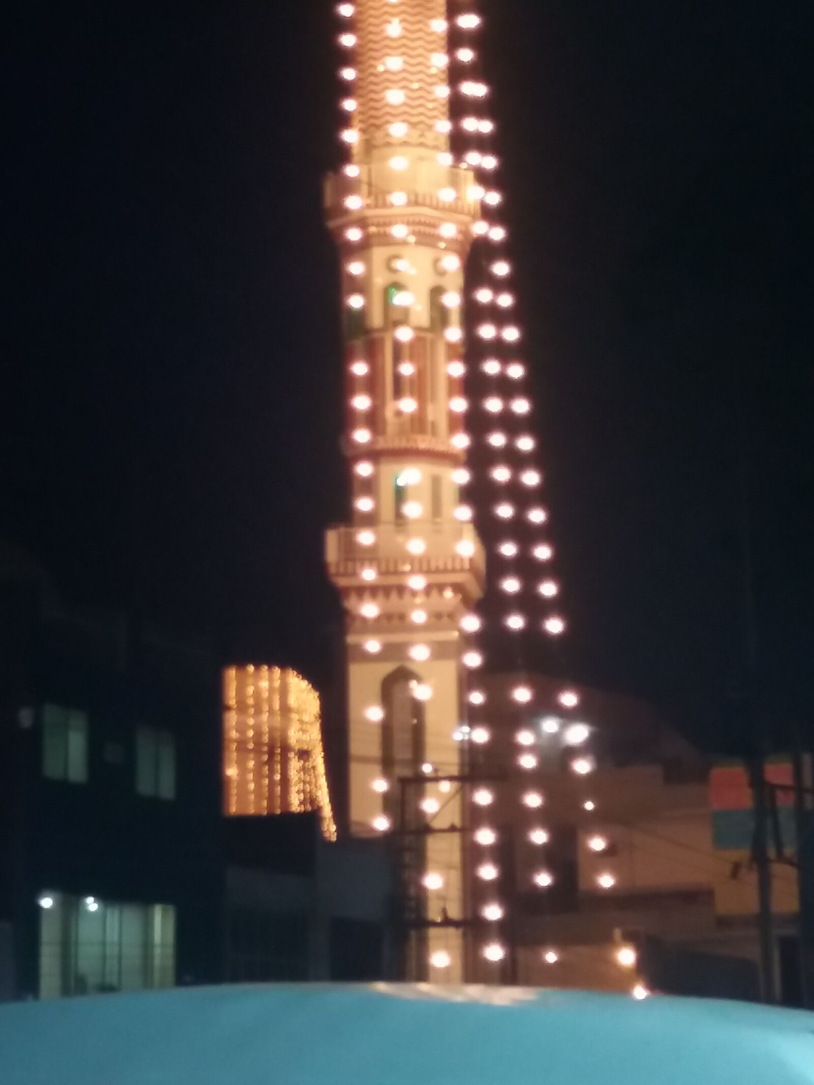 Samsung SM-J500H sample photo. Mosque, islam, lights photography