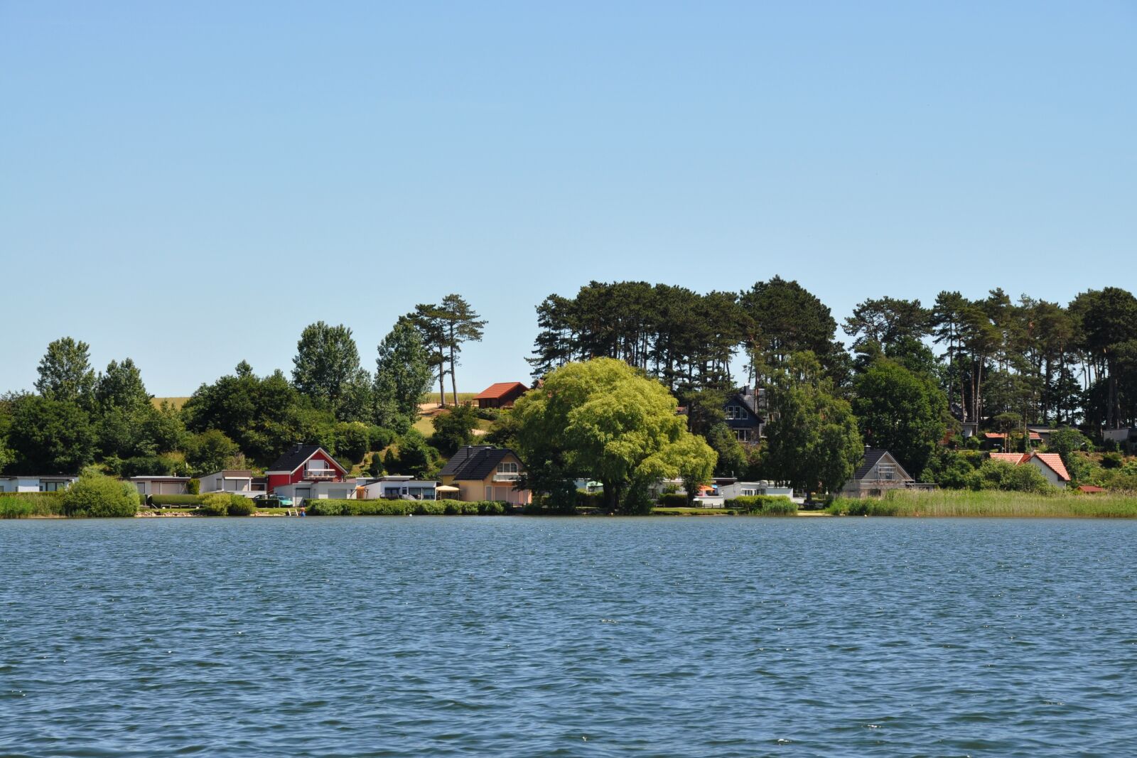 Nikon D90 sample photo. Lakeside, old schwerin, camping photography