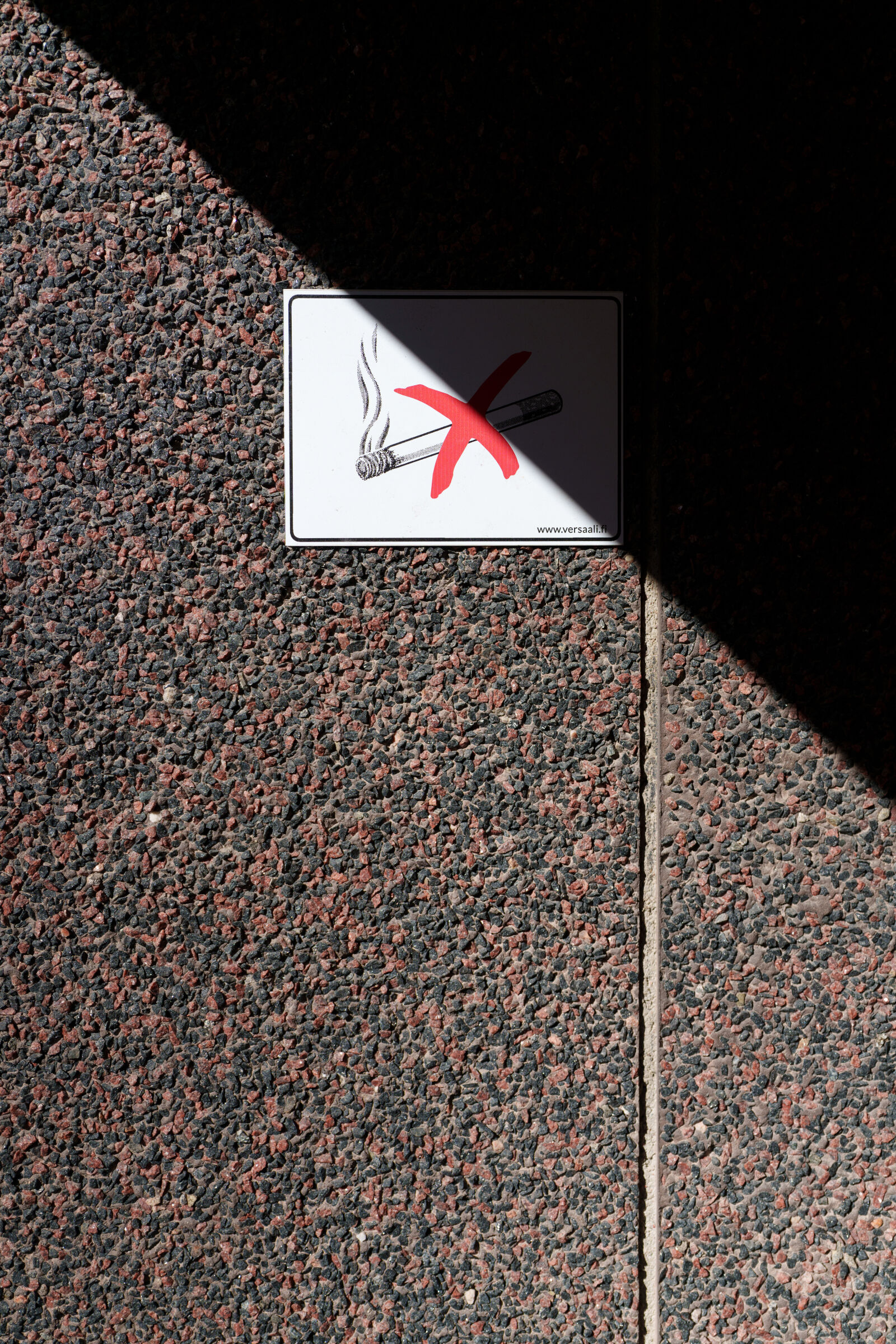 Sony a7R V sample photo. Shadow no smoking photography