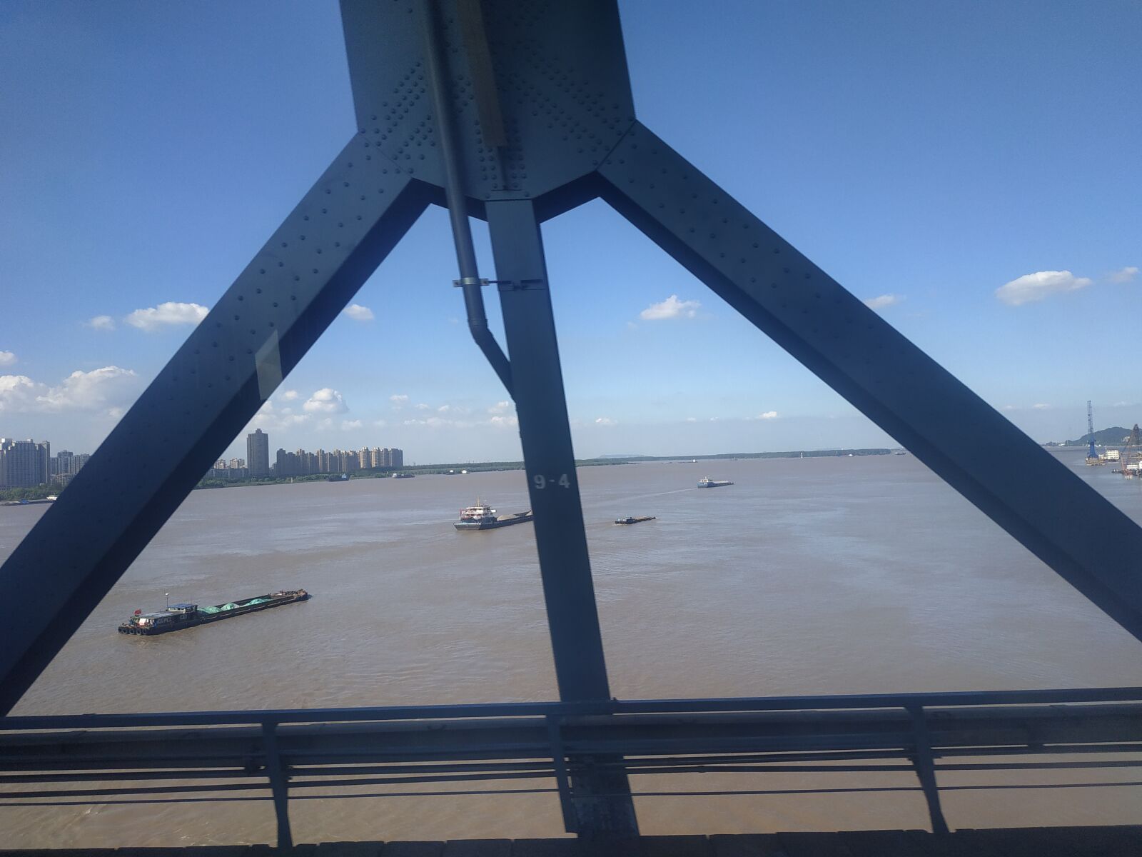 Xiaomi Redmi Note 5 sample photo. River, bridge, ship photography