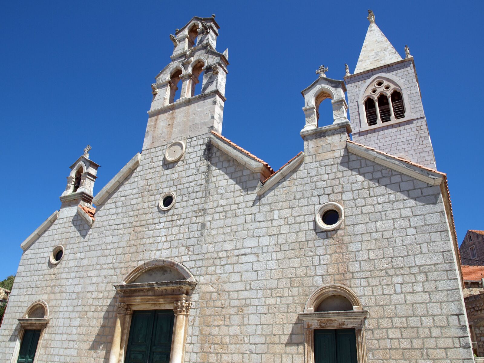 Olympus E-510 (EVOLT E-510) sample photo. Church, lastovo, croatia photography