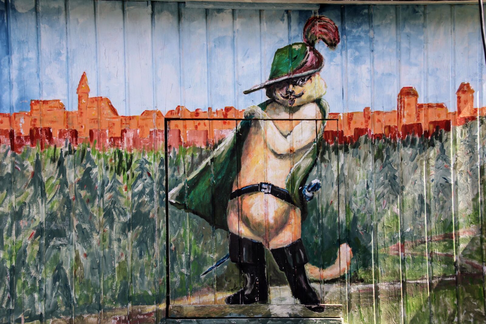 Canon EOS 60D sample photo. Fairy tales, wall painting photography