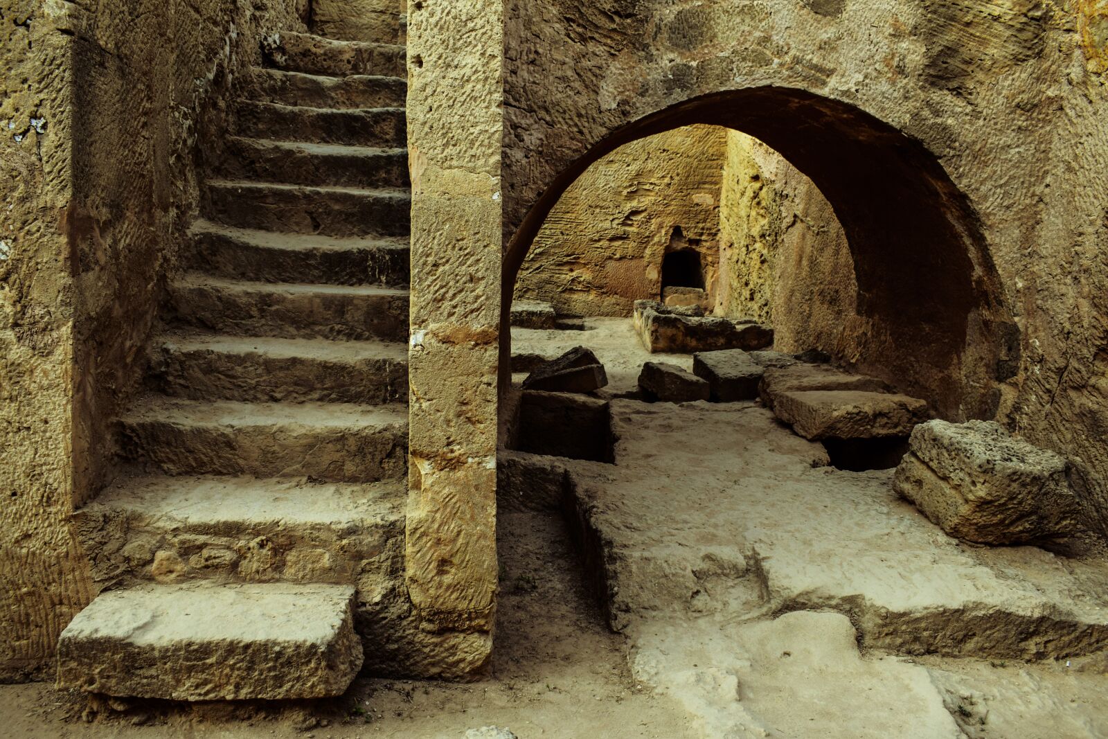 Nikon D3300 sample photo. Cyprus, paphos, tombs of photography