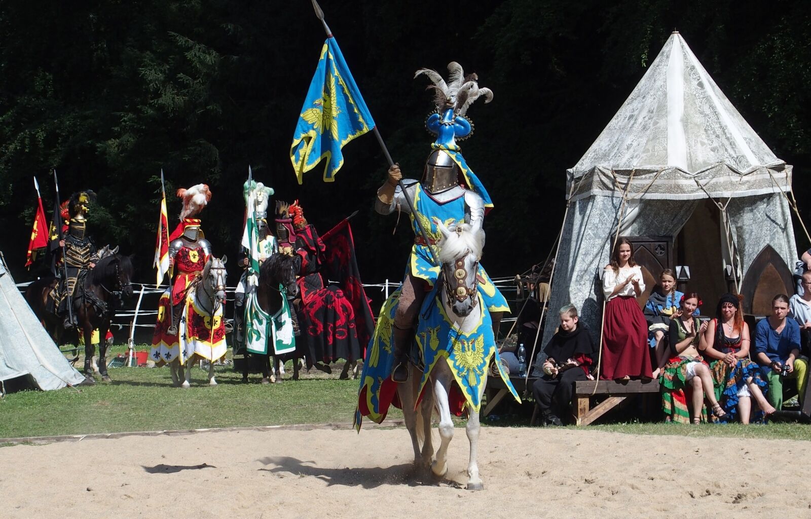 Olympus STYLUS1,1s sample photo. Knight, middle ages, tournament photography