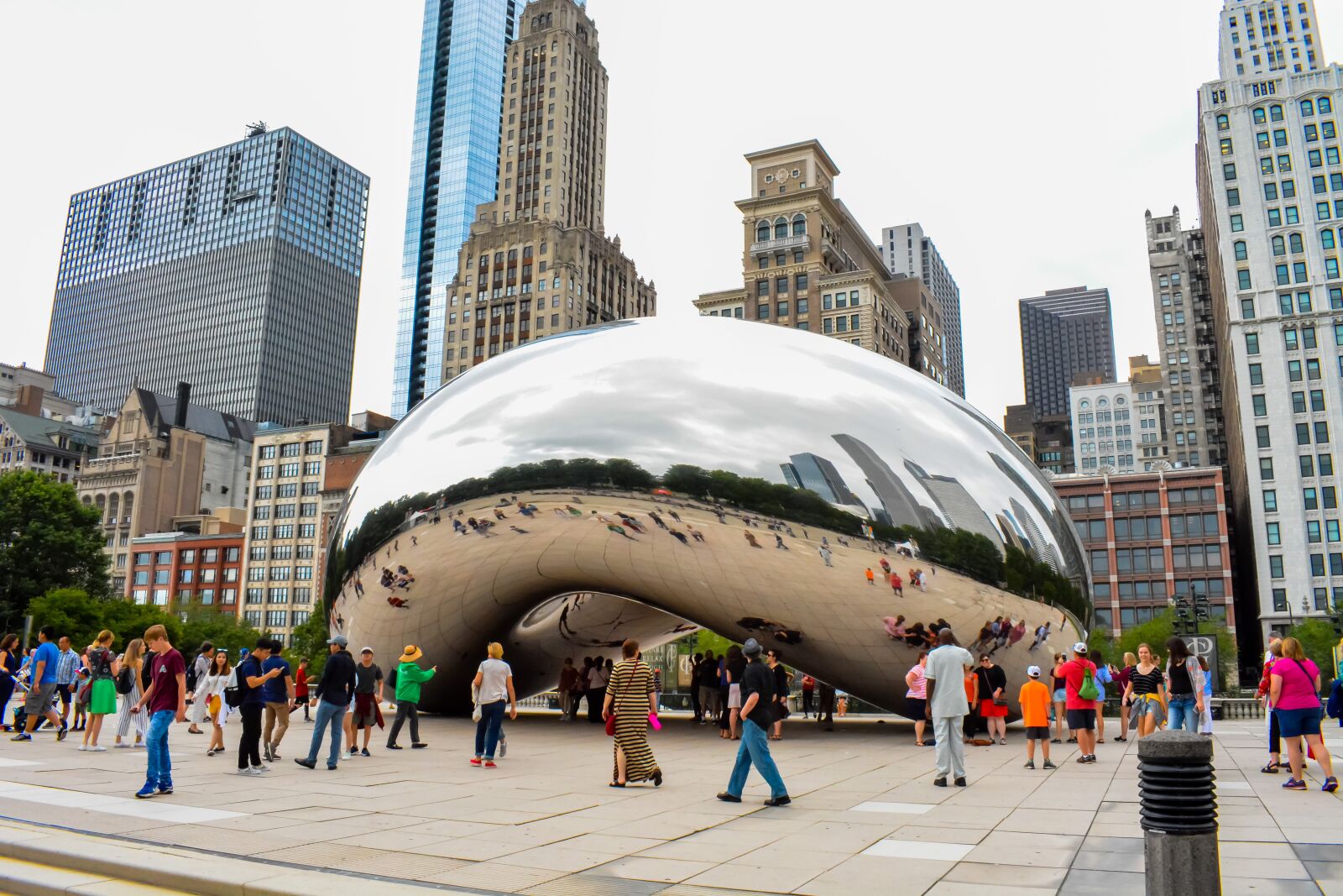 Nikon D7100 sample photo. Chicago, bean, tourist photography