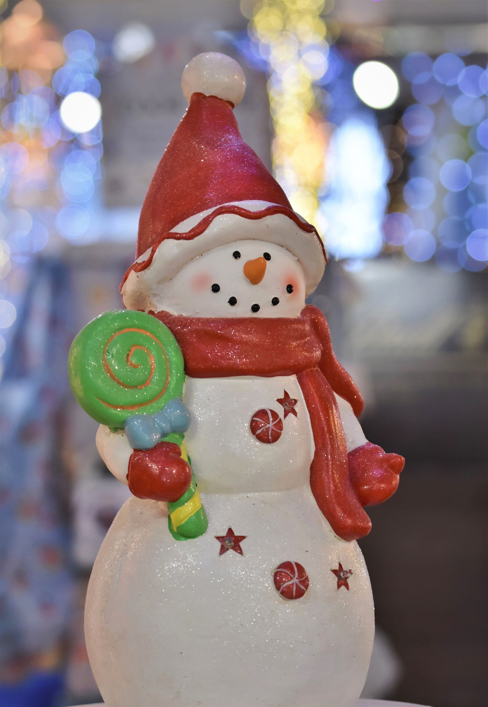 Nikon D7200 sample photo. Snowman, figure, winter photography