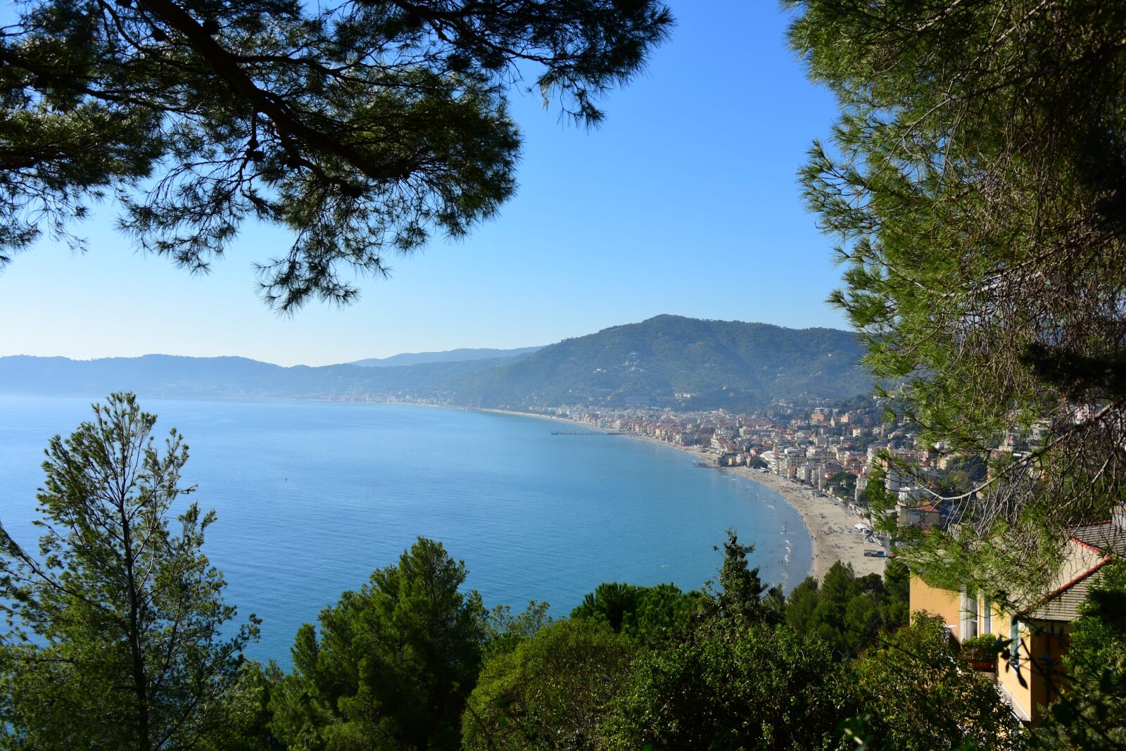 Nikon D810 sample photo. Alassio, sea, blue photography