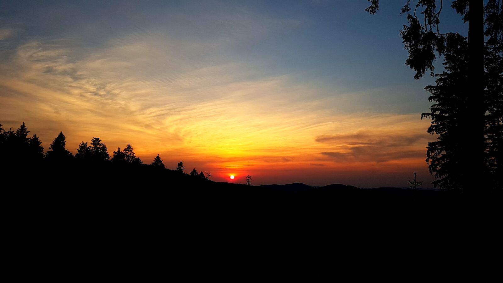 Samsung Galaxy S7 sample photo. Evening sky, sauerland, sunset photography