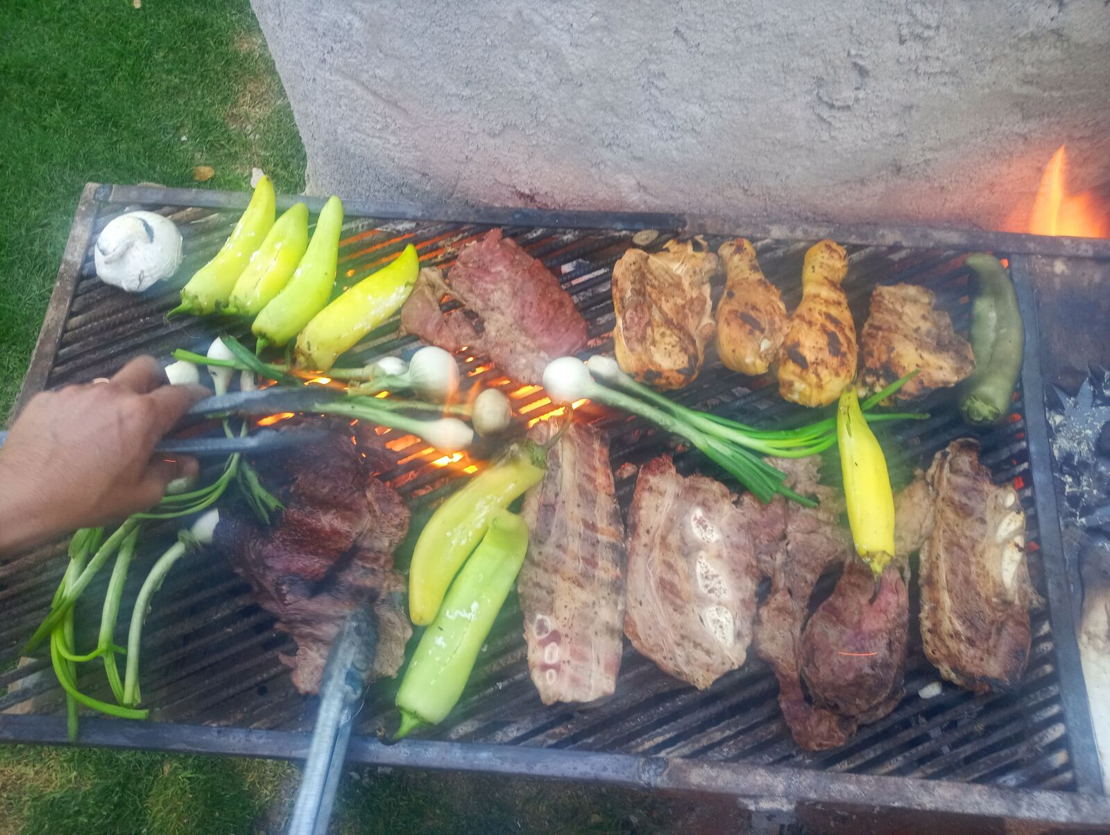 LG LM-X525 sample photo. Meat, food, cook photography