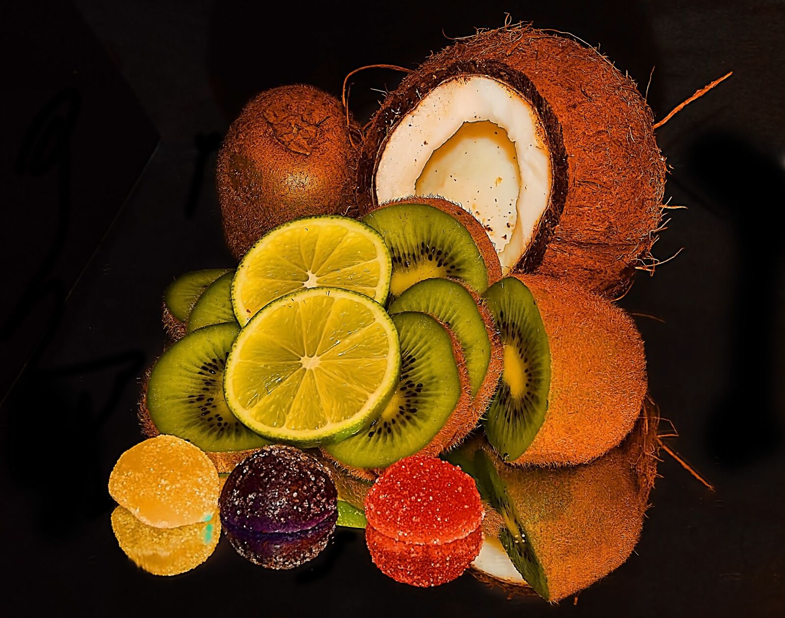 Nikon D5300 sample photo. Fruits, candys, colorful photography