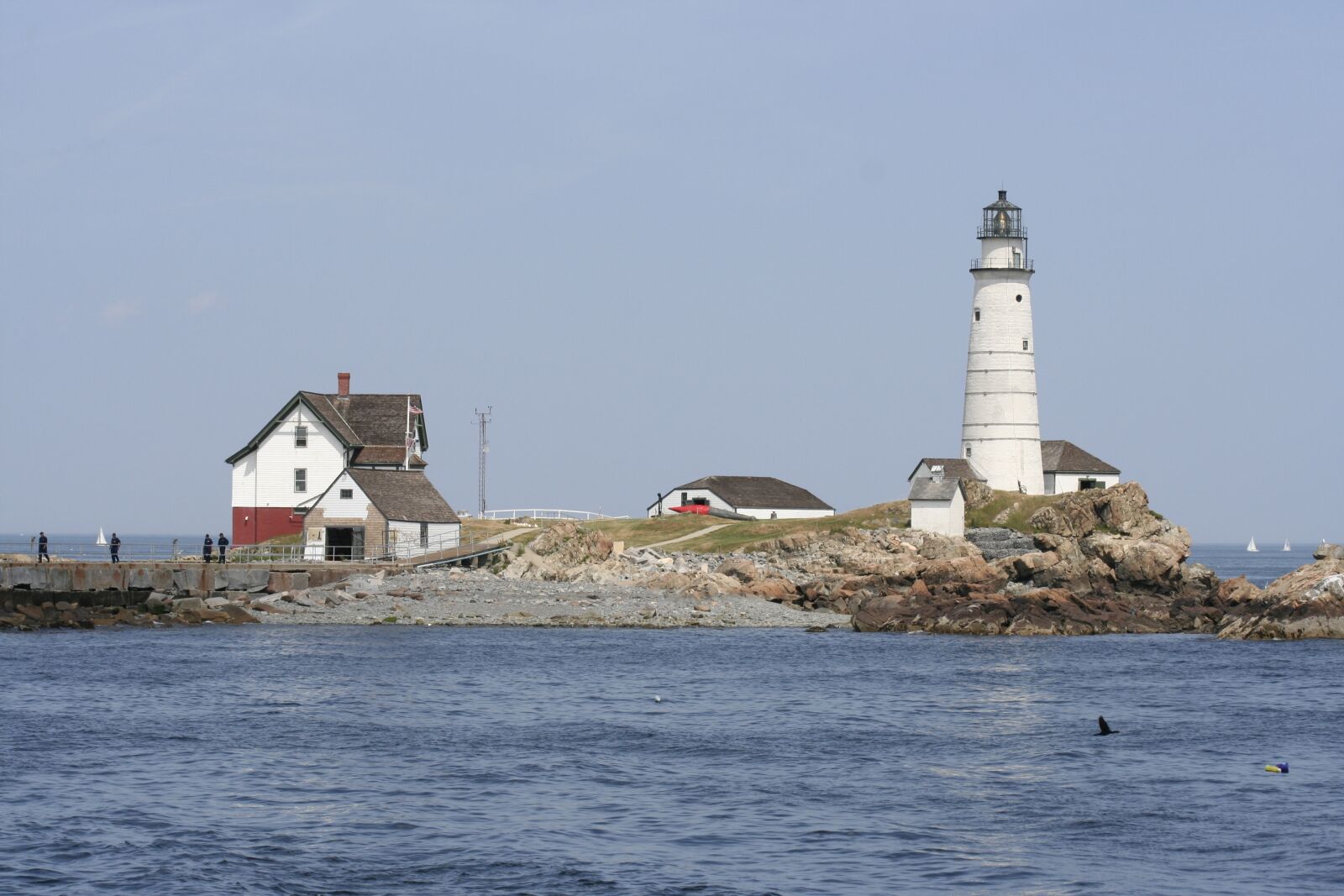 Canon EOS 350D (EOS Digital Rebel XT / EOS Kiss Digital N) sample photo. Lighthouse, boston, harbor photography