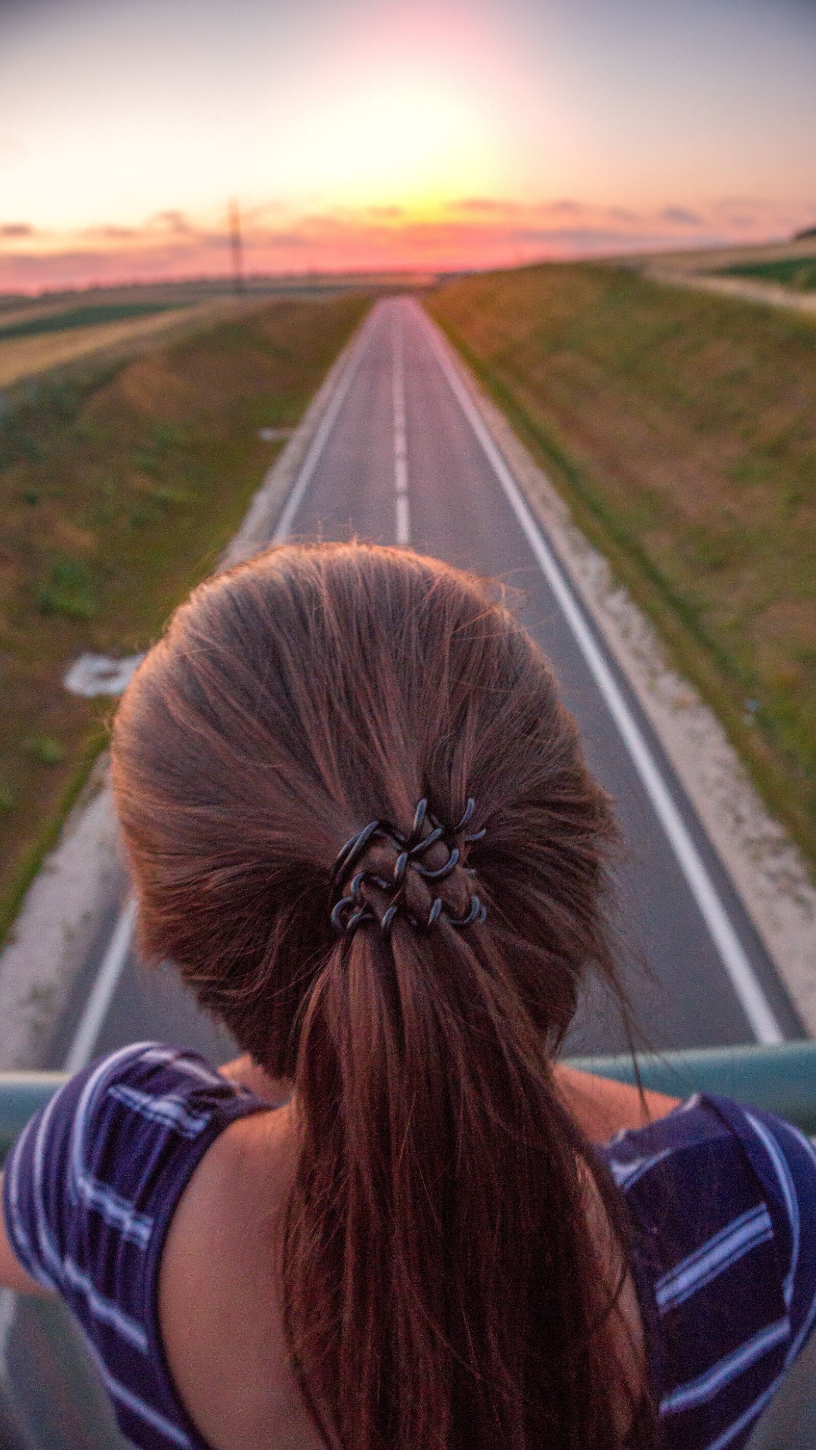 Sony a6000 sample photo. Sunset, road, sky photography