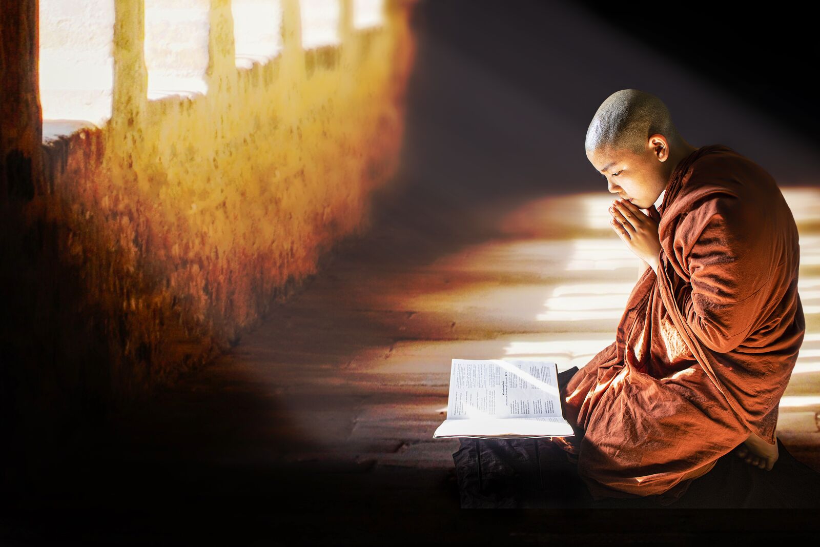 Canon EOS 750D (EOS Rebel T6i / EOS Kiss X8i) sample photo. Theravada buddhism, buddhist, novice photography