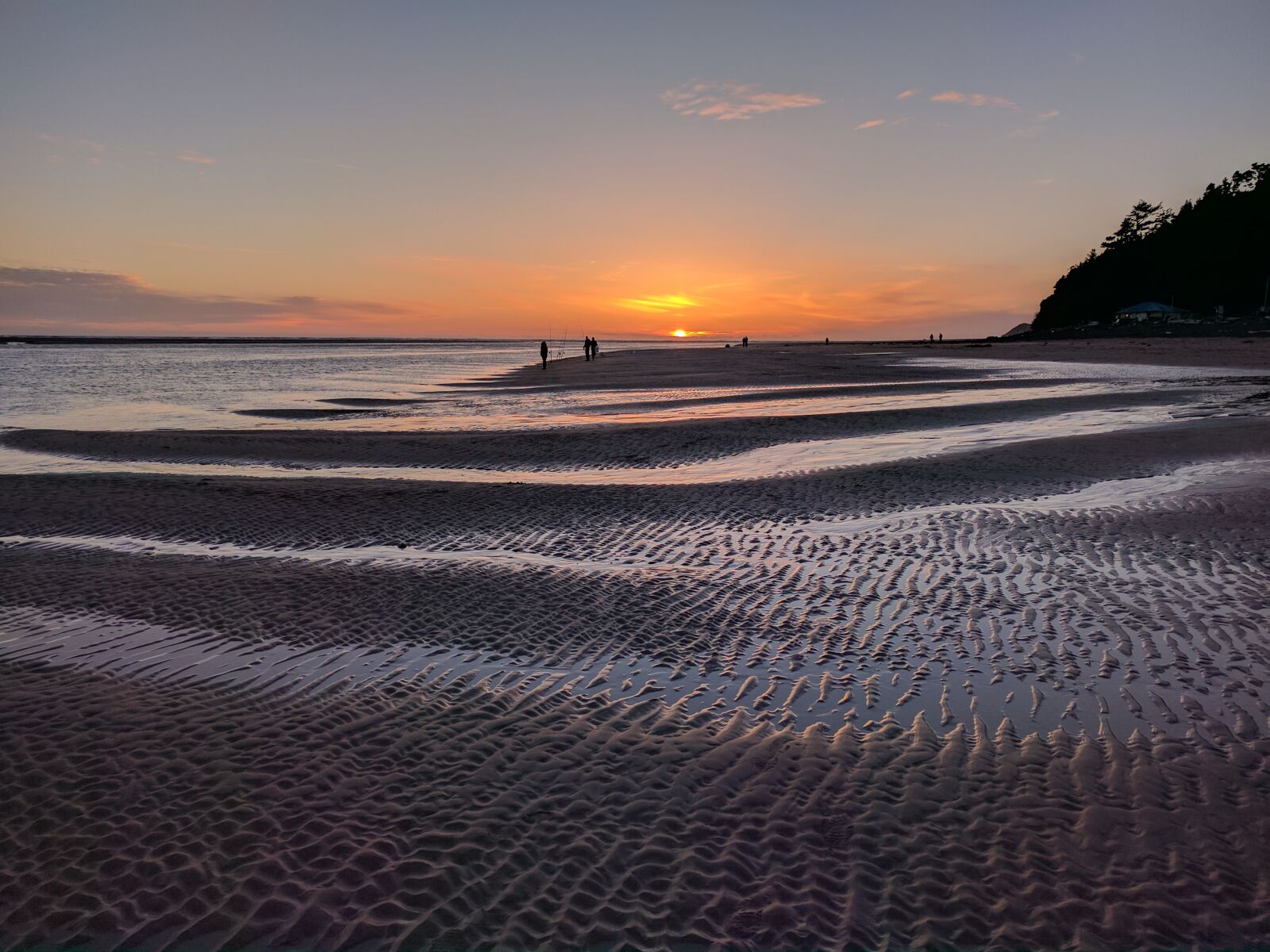 LG Nexus 5X sample photo. Ocean, sunset, fishing photography