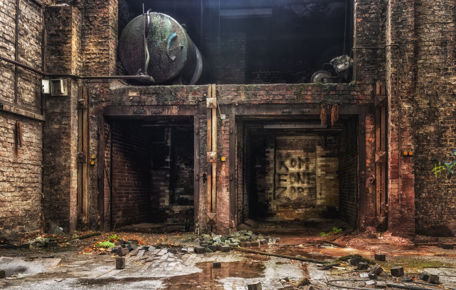 Nikon D3300 sample photo. Factory, hall, lost places photography
