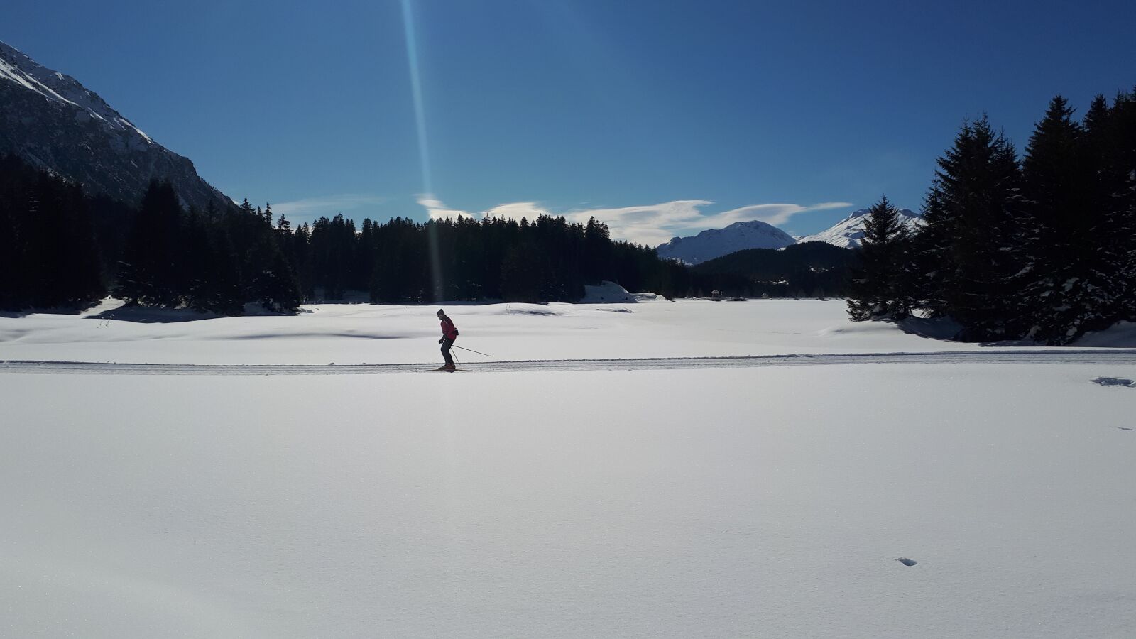 Samsung Galaxy A5(2017) sample photo. Wide, snow, cross country photography