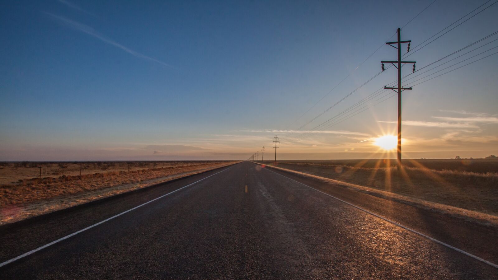 Canon EOS 50D sample photo. Sunrise, highway, road photography