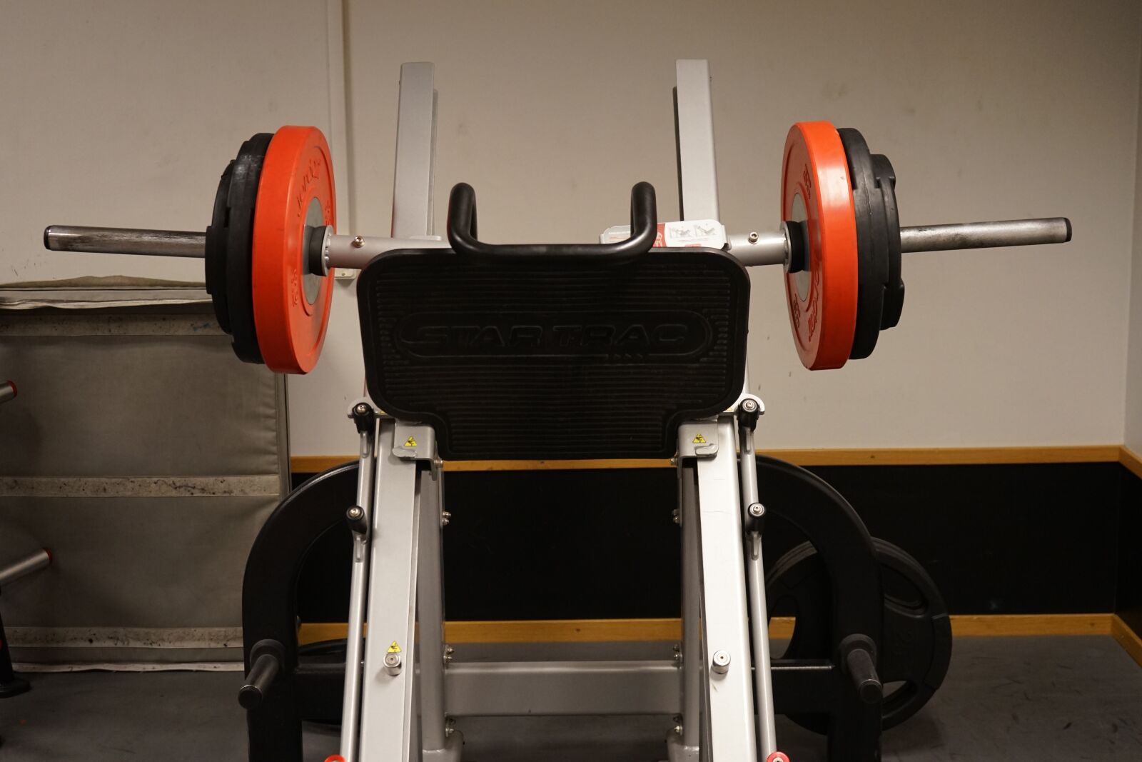 Sony a7 II + Sony FE 28-70mm F3.5-5.6 OSS sample photo. Leg press, weights, machine photography