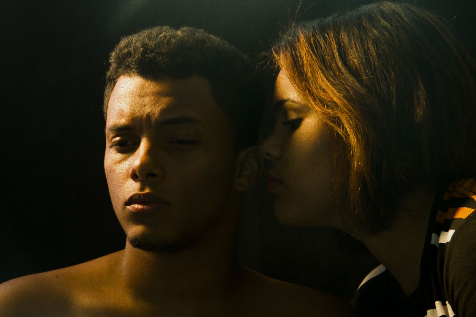 Canon EOS 7D sample photo. Man and woamn, whisper photography