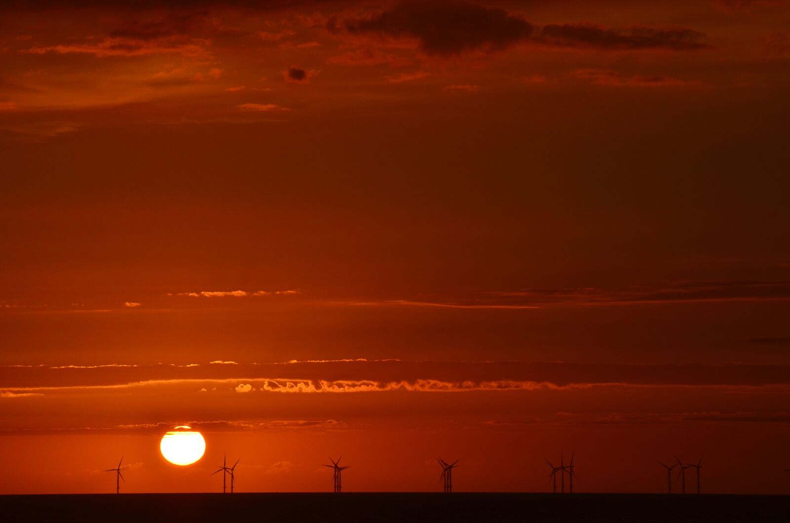 Nikon D5100 sample photo. Borkum, sunset, afterglow photography