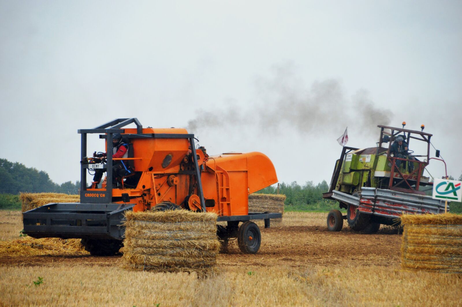 Nikon D3200 sample photo. Combine harvesters, race, farm photography