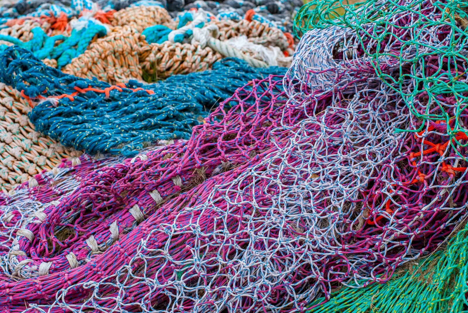 Nikon D80 sample photo. Net, fishing, rope photography