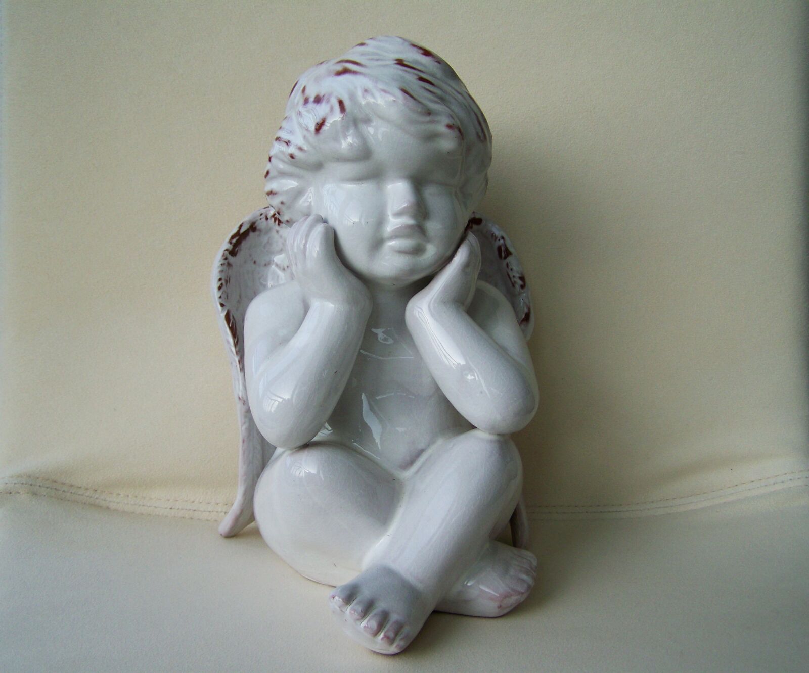 Kodak EASYSHARE ZD710 ZOOM DIGITAL CAMERA sample photo. Nikki, porcelain figurine, christmas photography