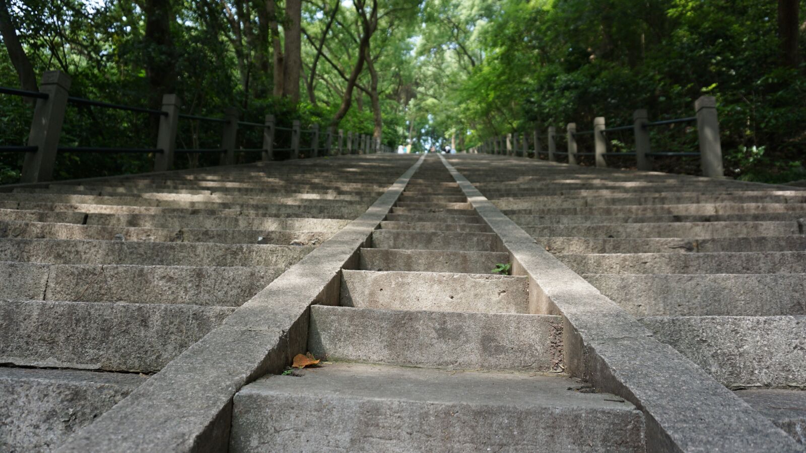 Sony a6000 sample photo. Shanghai, sheshan, stairs photography