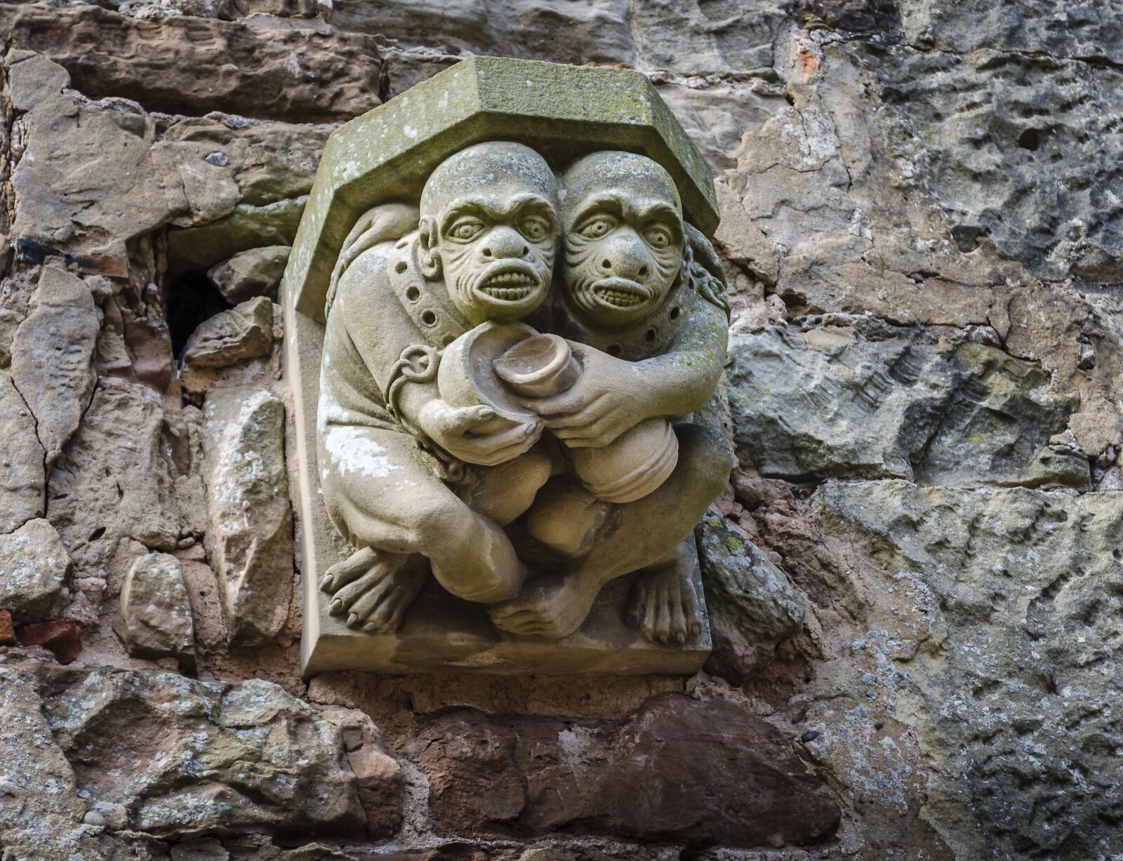 Nikon D5100 sample photo. Abbey, gargoyle, ruins photography
