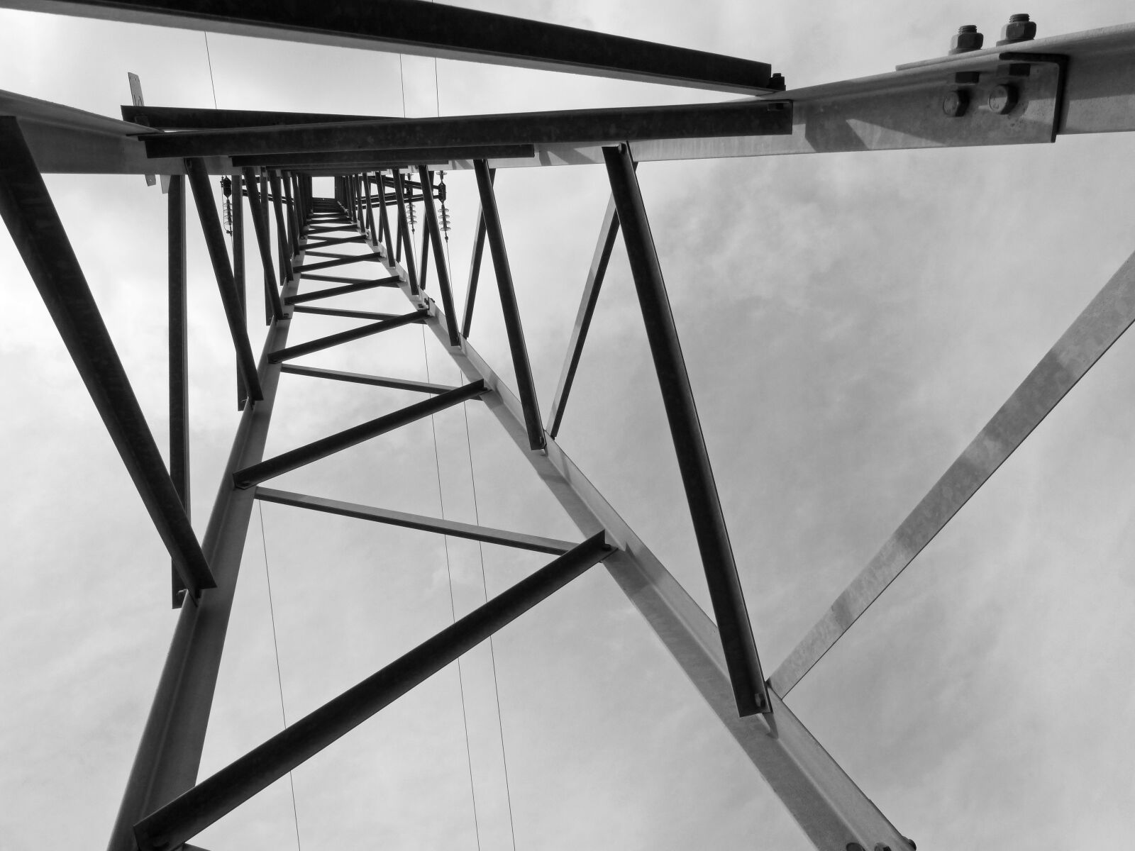 Panasonic DMC-FZ62 sample photo. Electrical tower, structure, metal photography