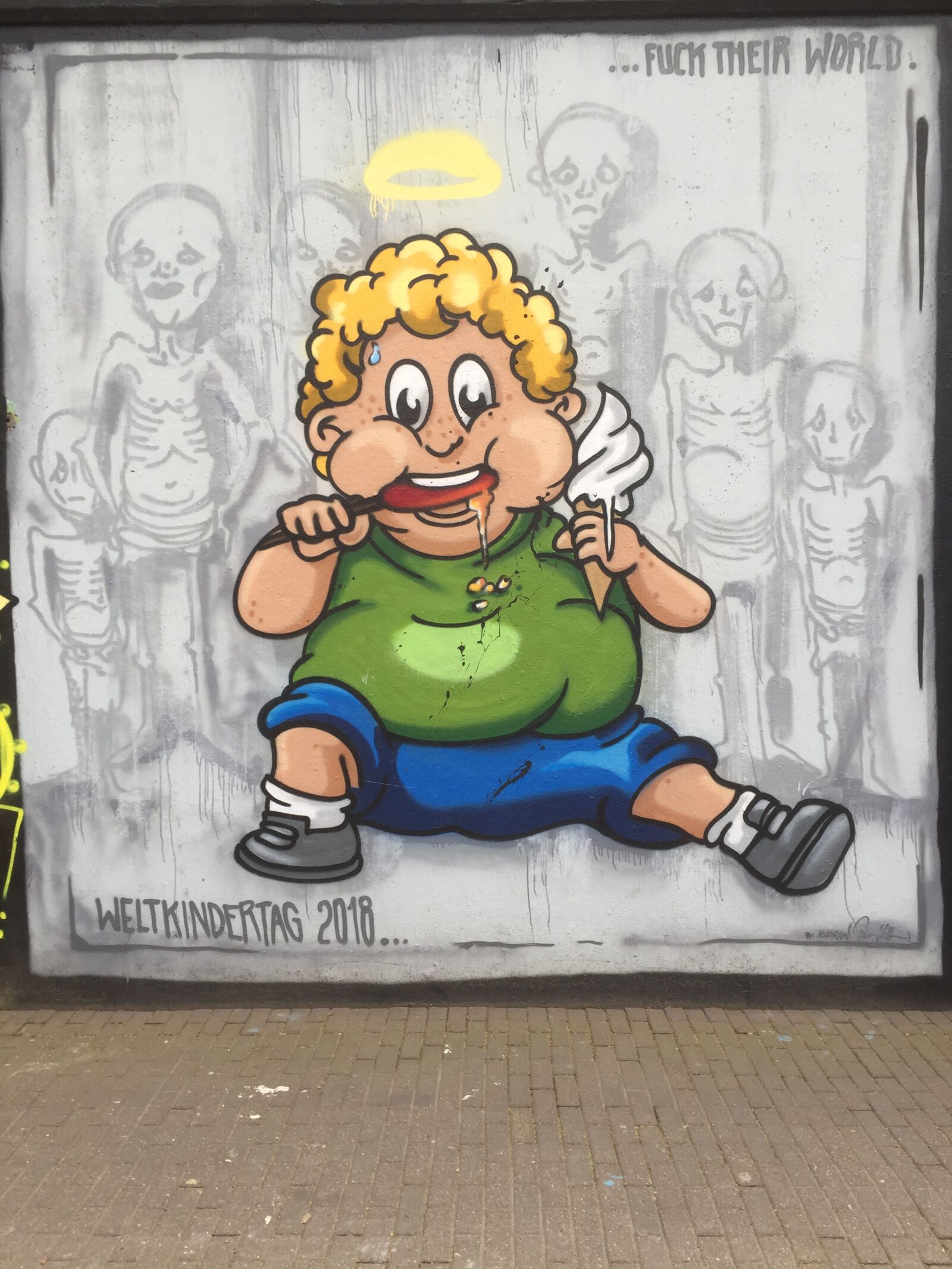 iPhone 6 back camera 4.15mm f/2.2 sample photo. Graffiti, gladbeck, germany photography
