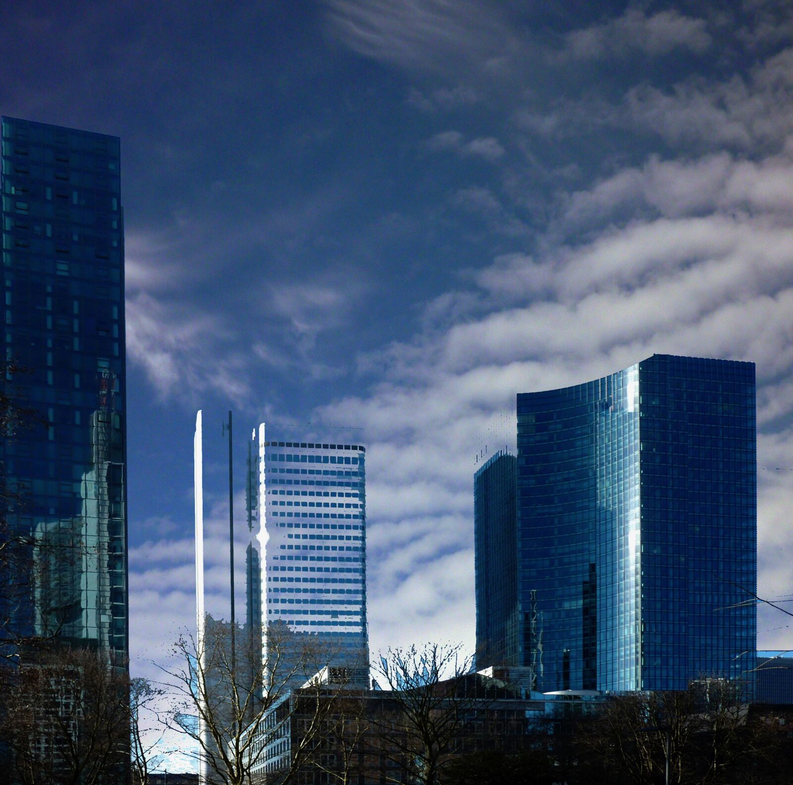Panasonic DMC-TZ7 sample photo. Skyscraper, skyscrapers, building photography