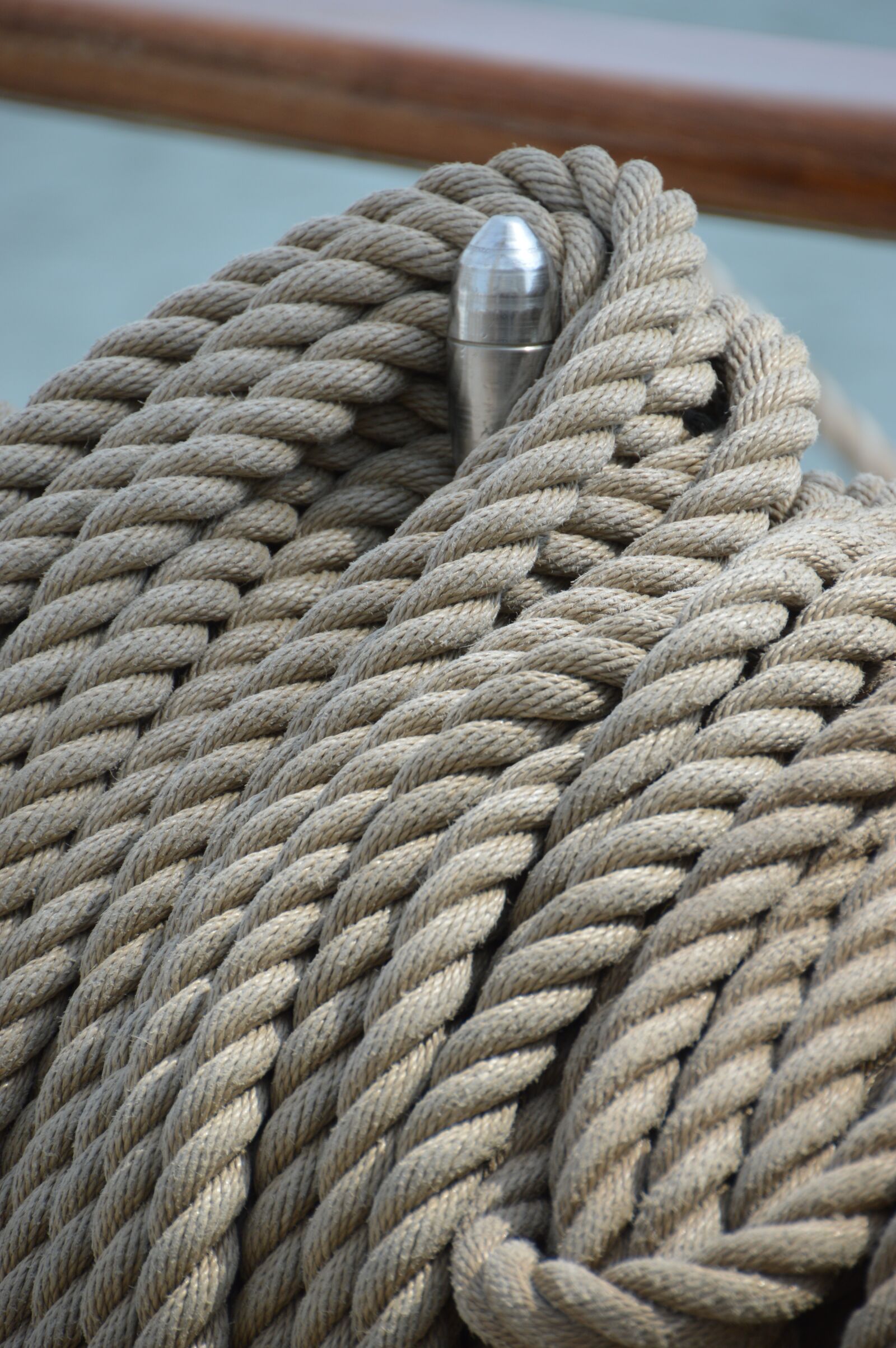 Nikon D3200 sample photo. Rope, marin, boat photography