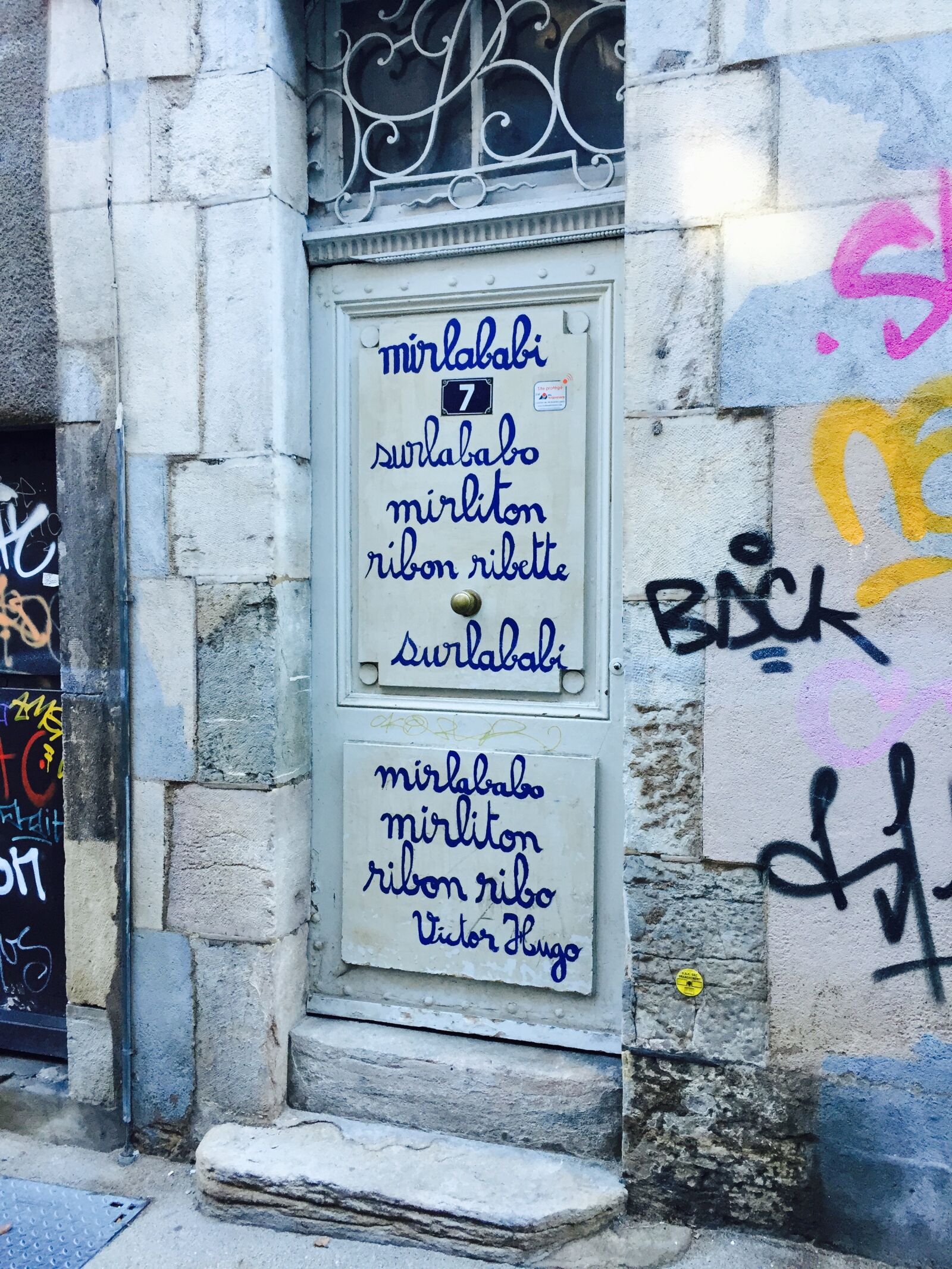Apple iPhone 6 sample photo. Door, calligraphy, letters photography