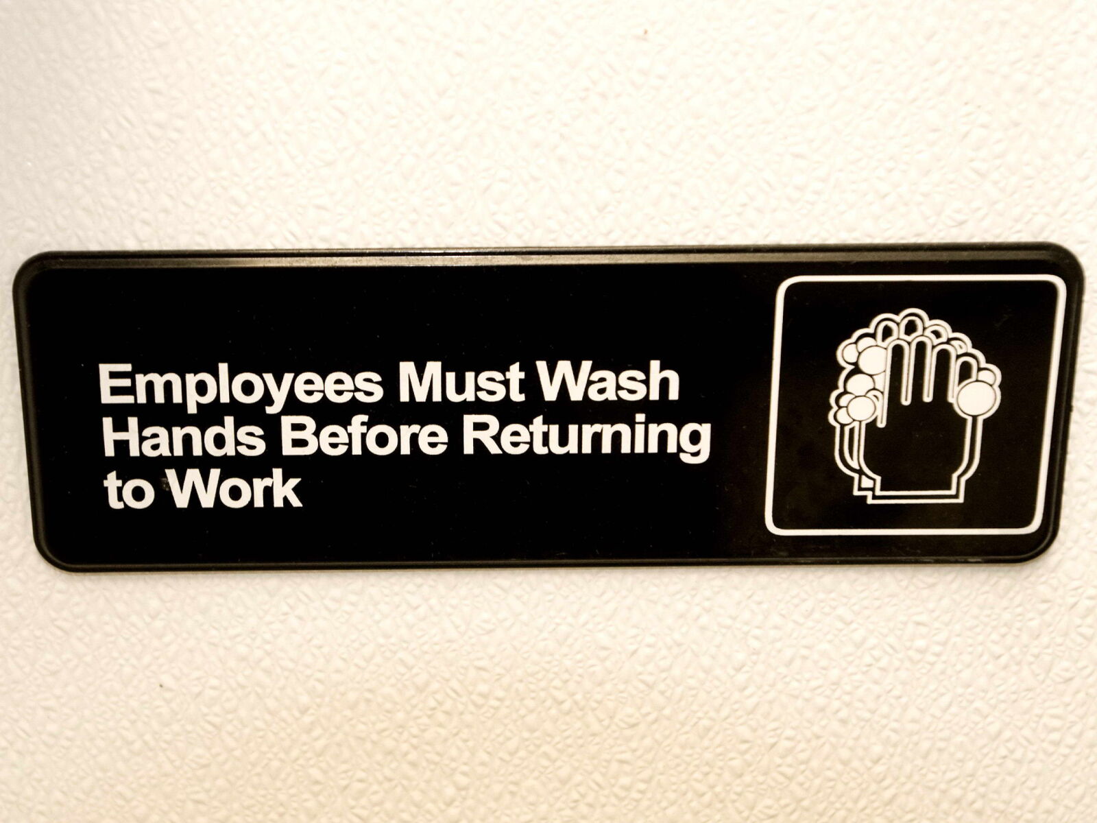 Nikon D300 sample photo. Wash, hands, sign photography