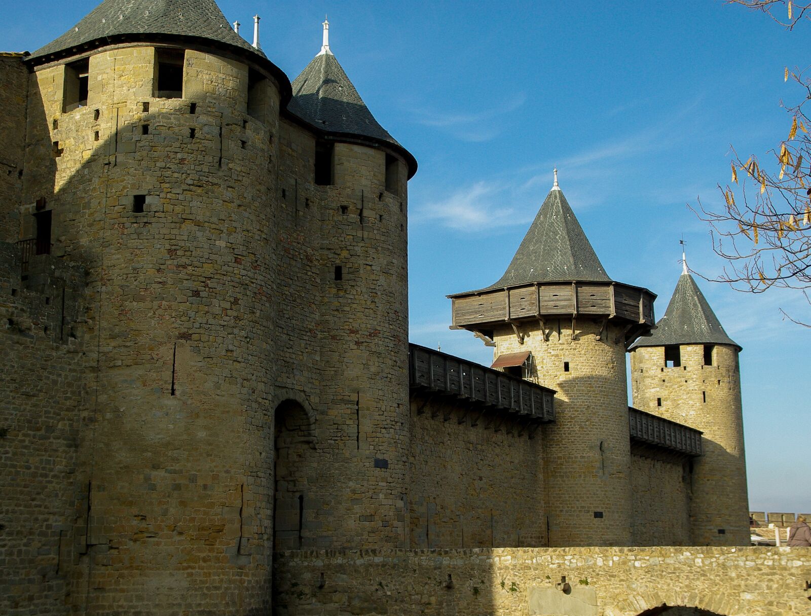 Pentax K10D sample photo. Carcassonne, france, ramparts photography
