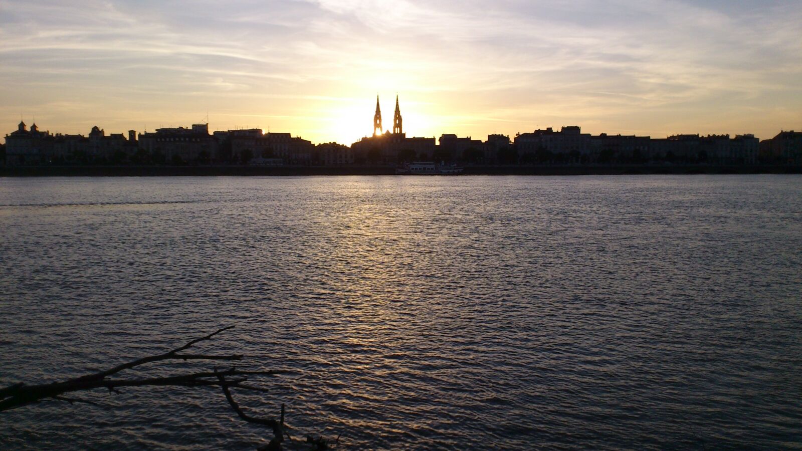 Sony Ericsson Xperia Arc sample photo. River, sunset, water photography