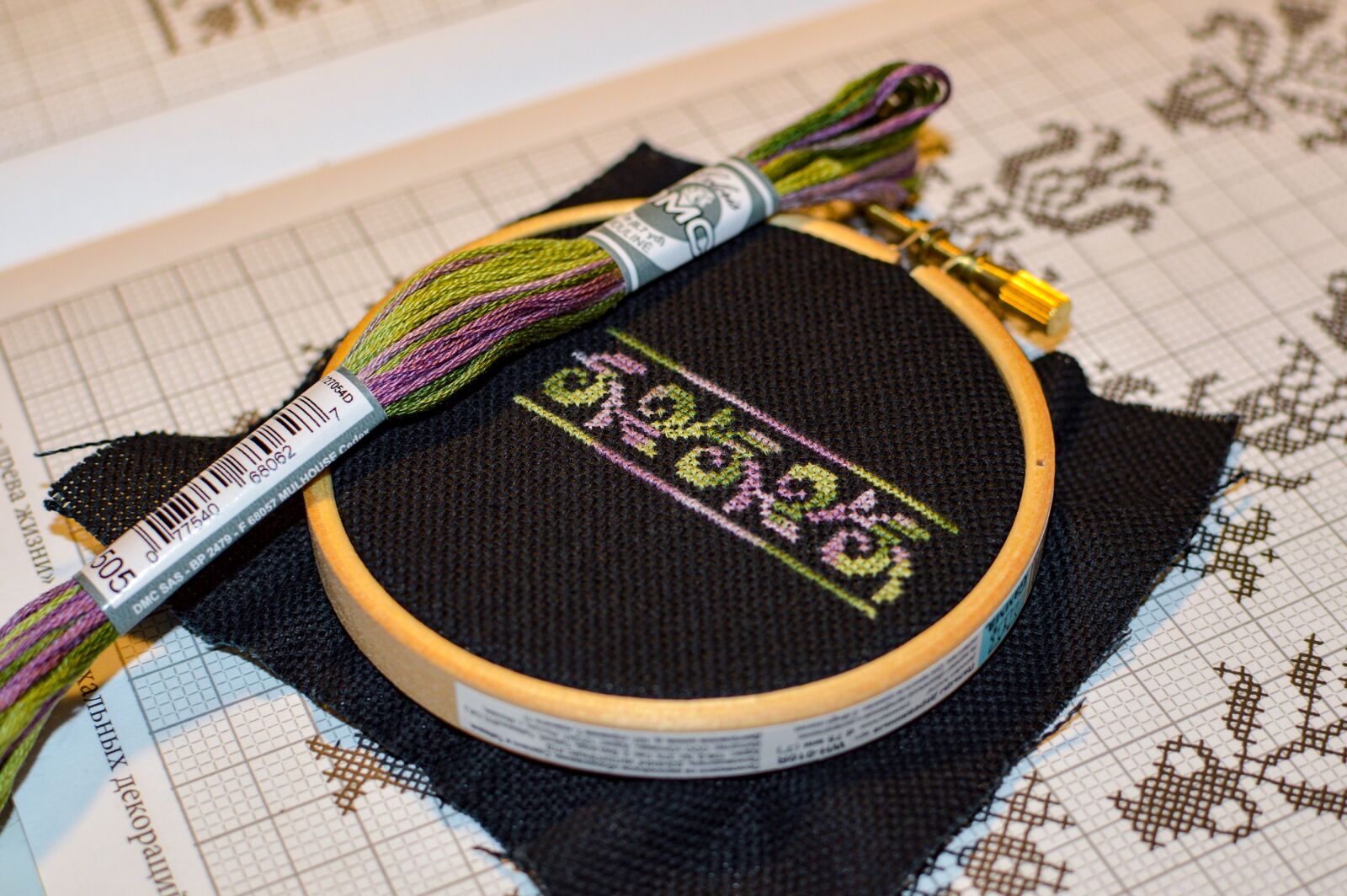 Nikon D3200 sample photo. Embroidery, needlework, the hoop photography
