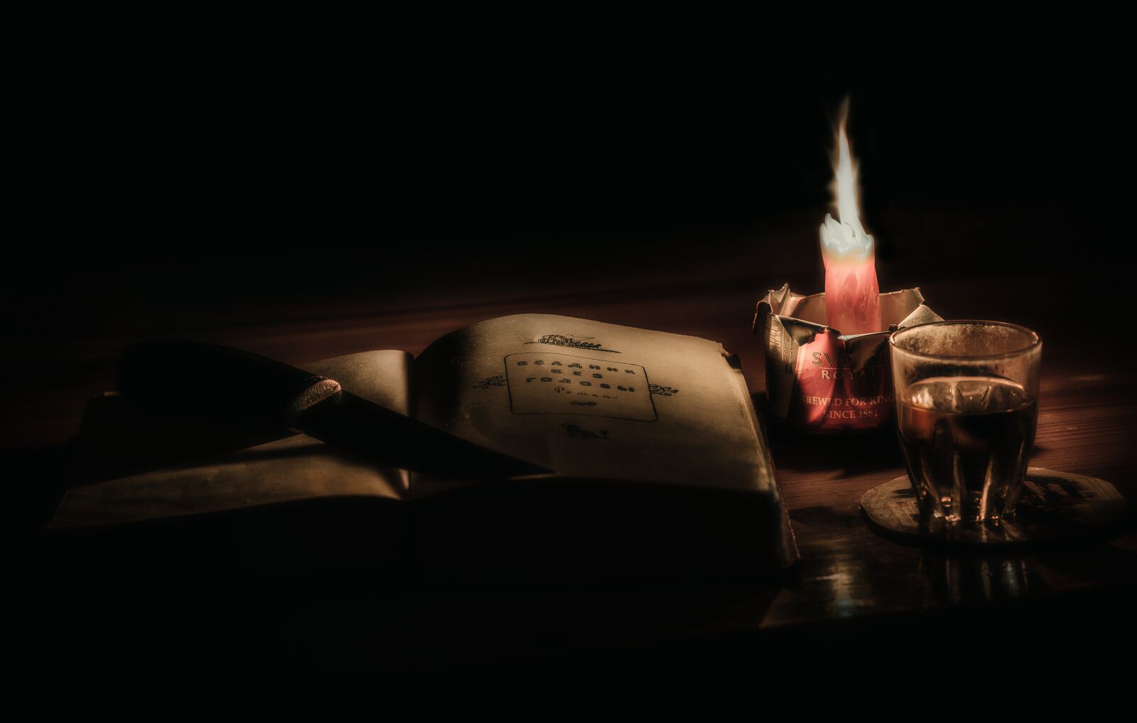 Nikon D800 sample photo. Book, candle, read photography