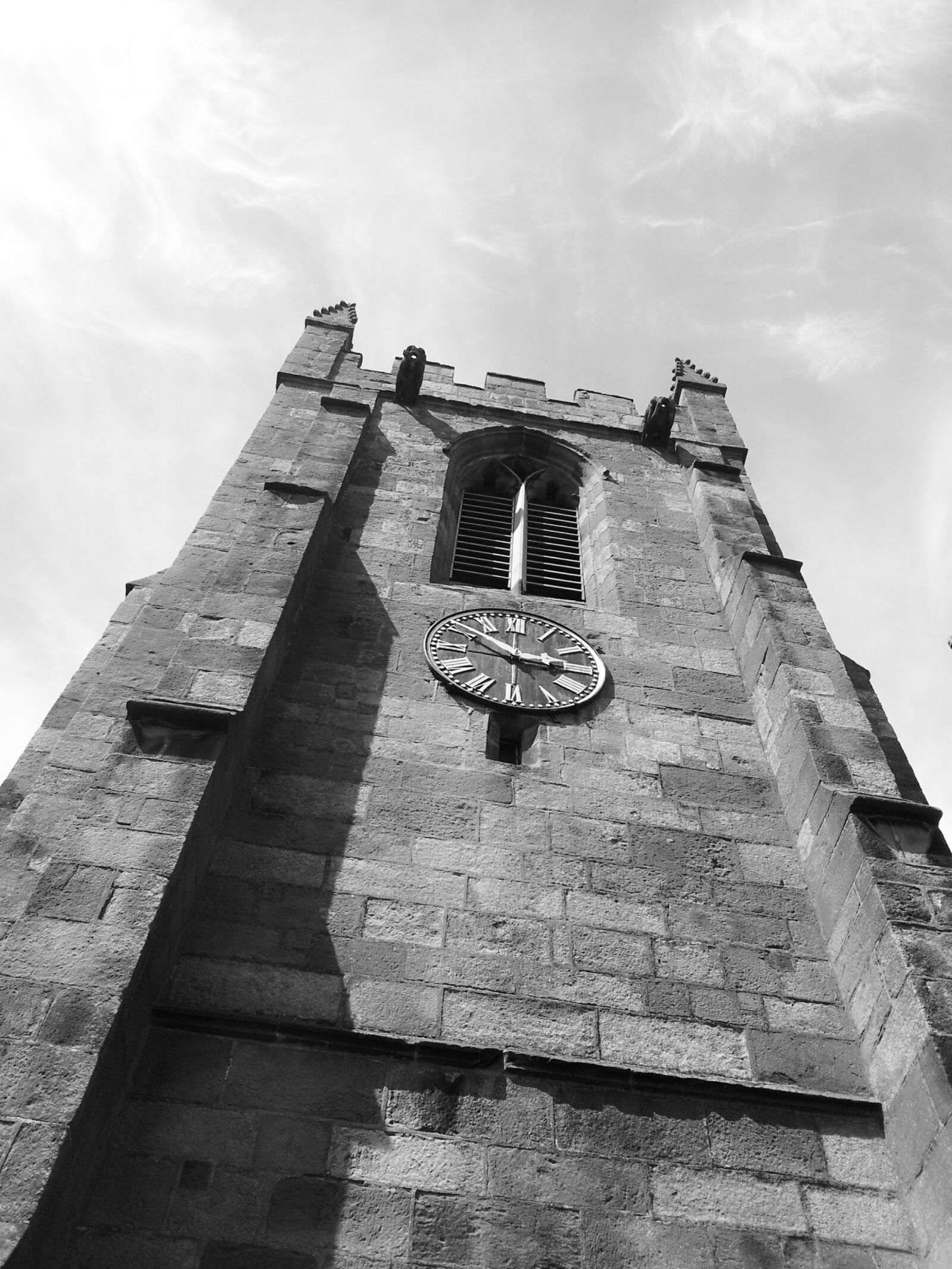 Samsung Galaxy S2 sample photo. Church, derbyshire, bell tower photography