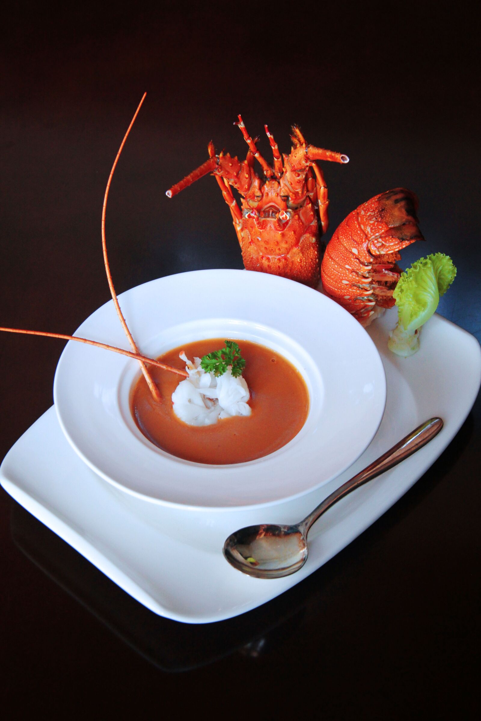 Canon EOS 550D (EOS Rebel T2i / EOS Kiss X4) sample photo. Lobster soup, western, catering photography
