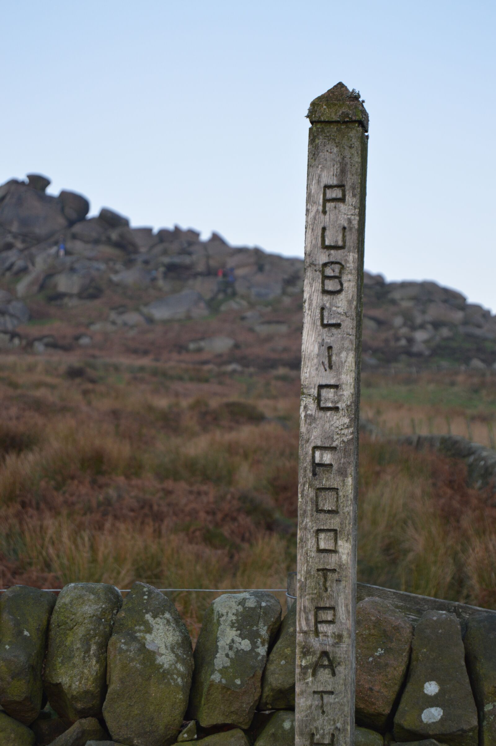 Nikon D3200 sample photo. Footpath, peak district, sign photography
