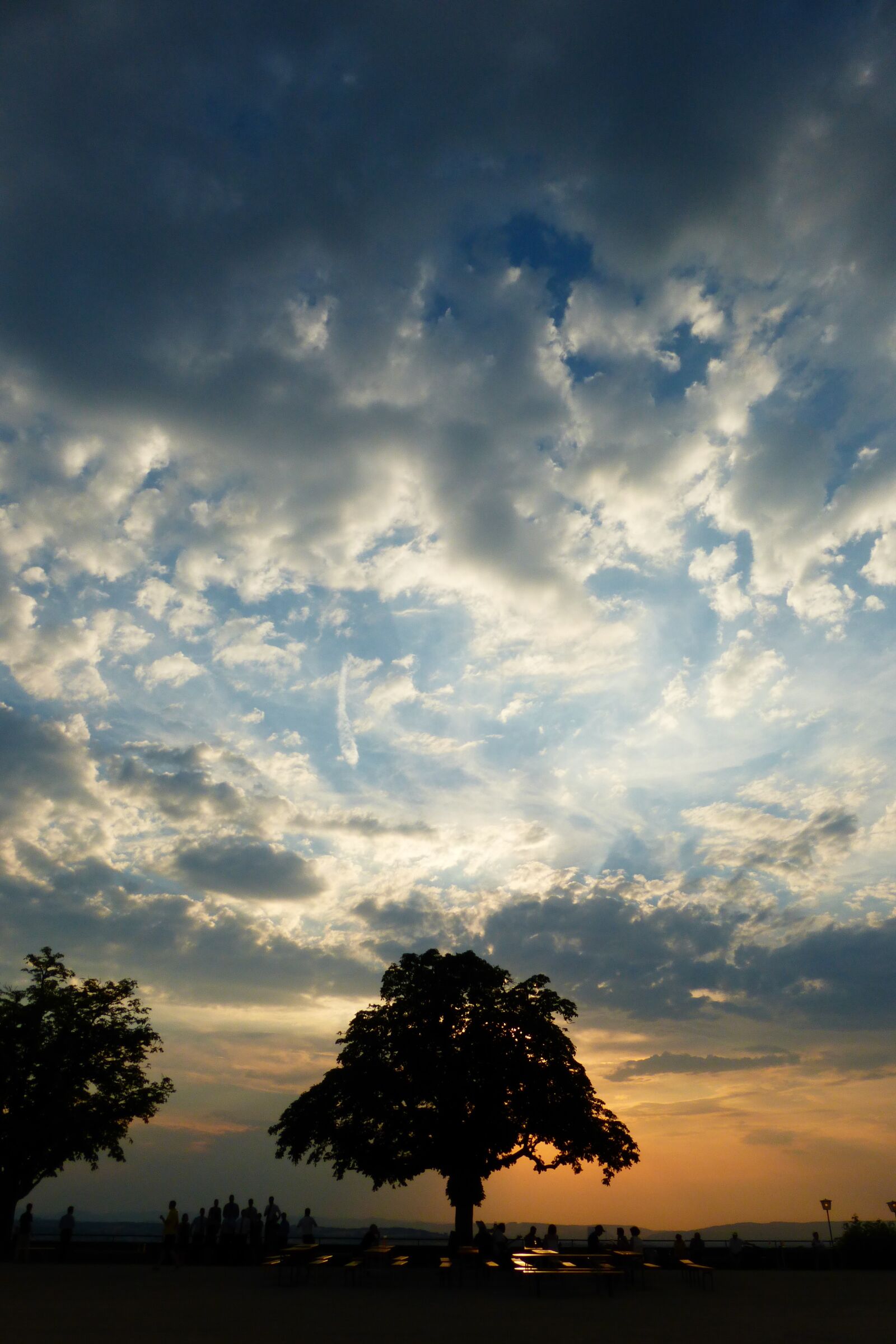 Panasonic DMC-TZ36 sample photo. Clouds, sunset, evening sky photography